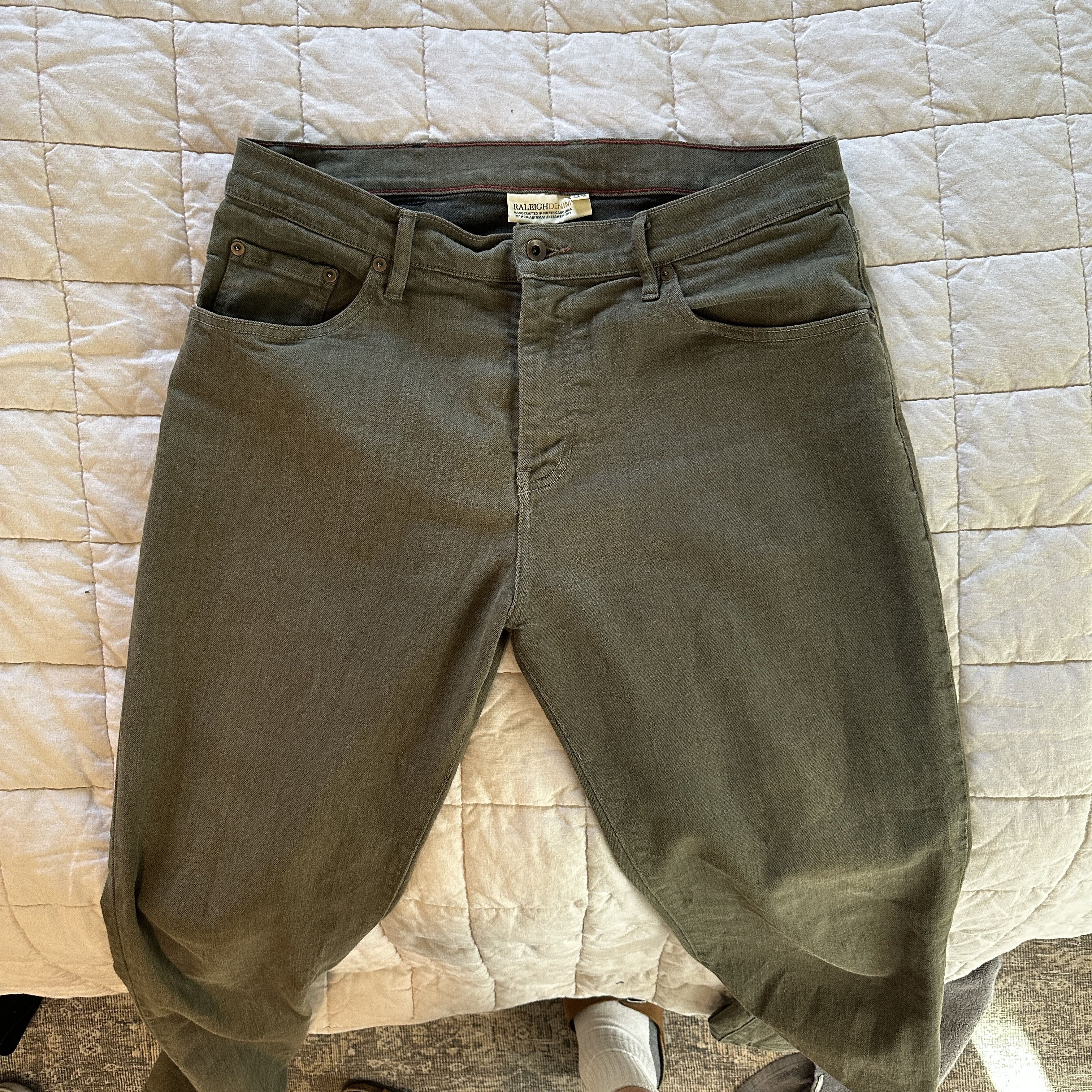 Raleigh Denim Alexander Stretch | Olive Size US 34 / EU 50 - 1 Thumbnail