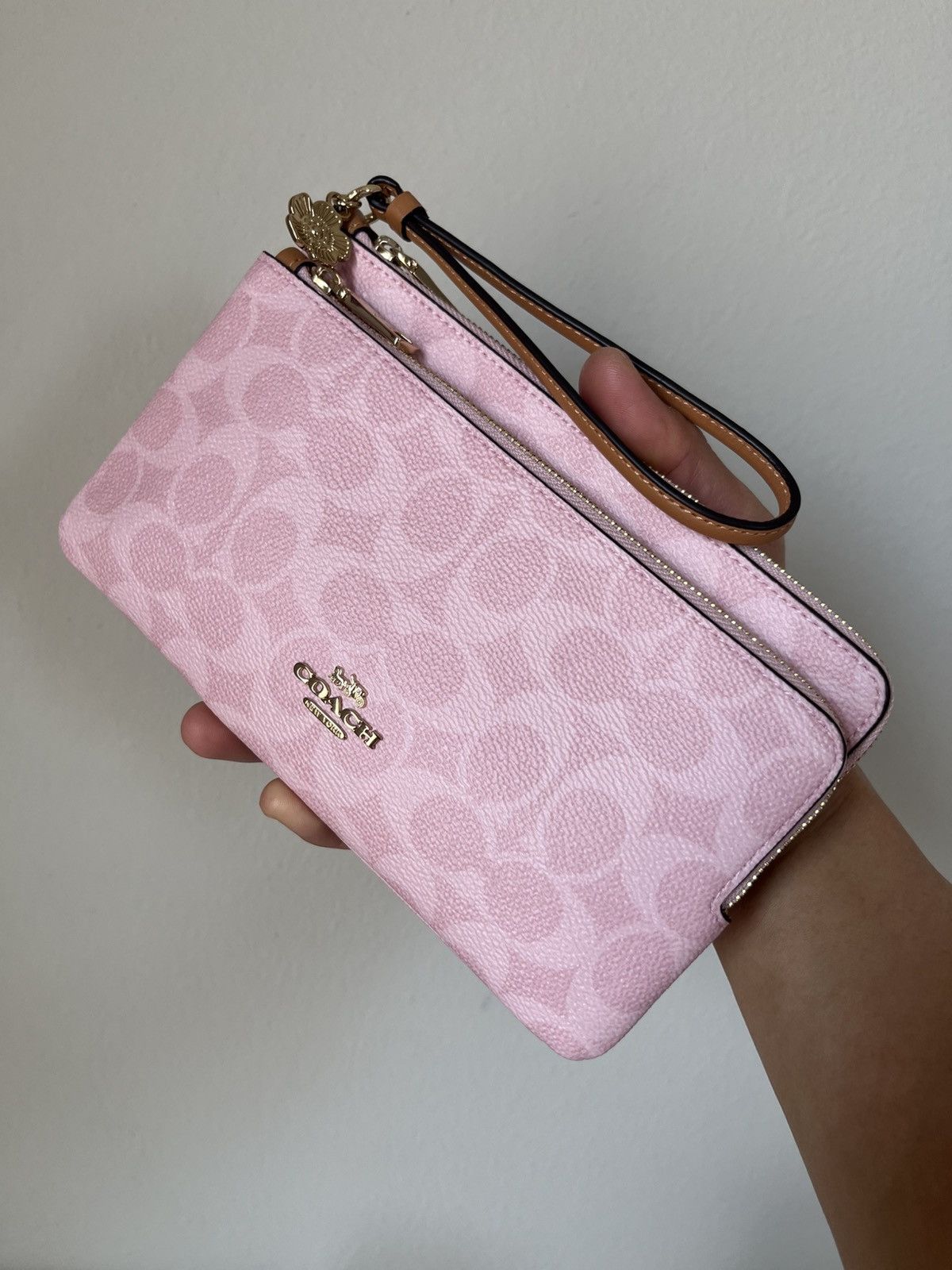 Coach Coach large double zip wristlet Size ONE SIZE - 6 Thumbnail