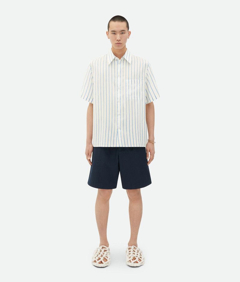 Bottega Veneta o1s1rm0326 Cotton Shorts in Navy Size US 30 / EU 46 - 1 Thumbnail