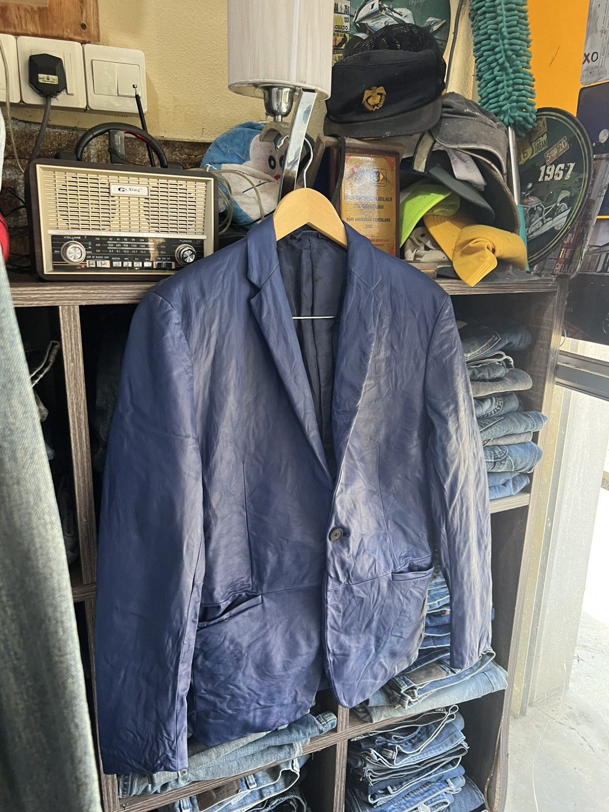Calvin Klein 🔥Blue Calvin Klein Blazer Size 38R - 3 Thumbnail