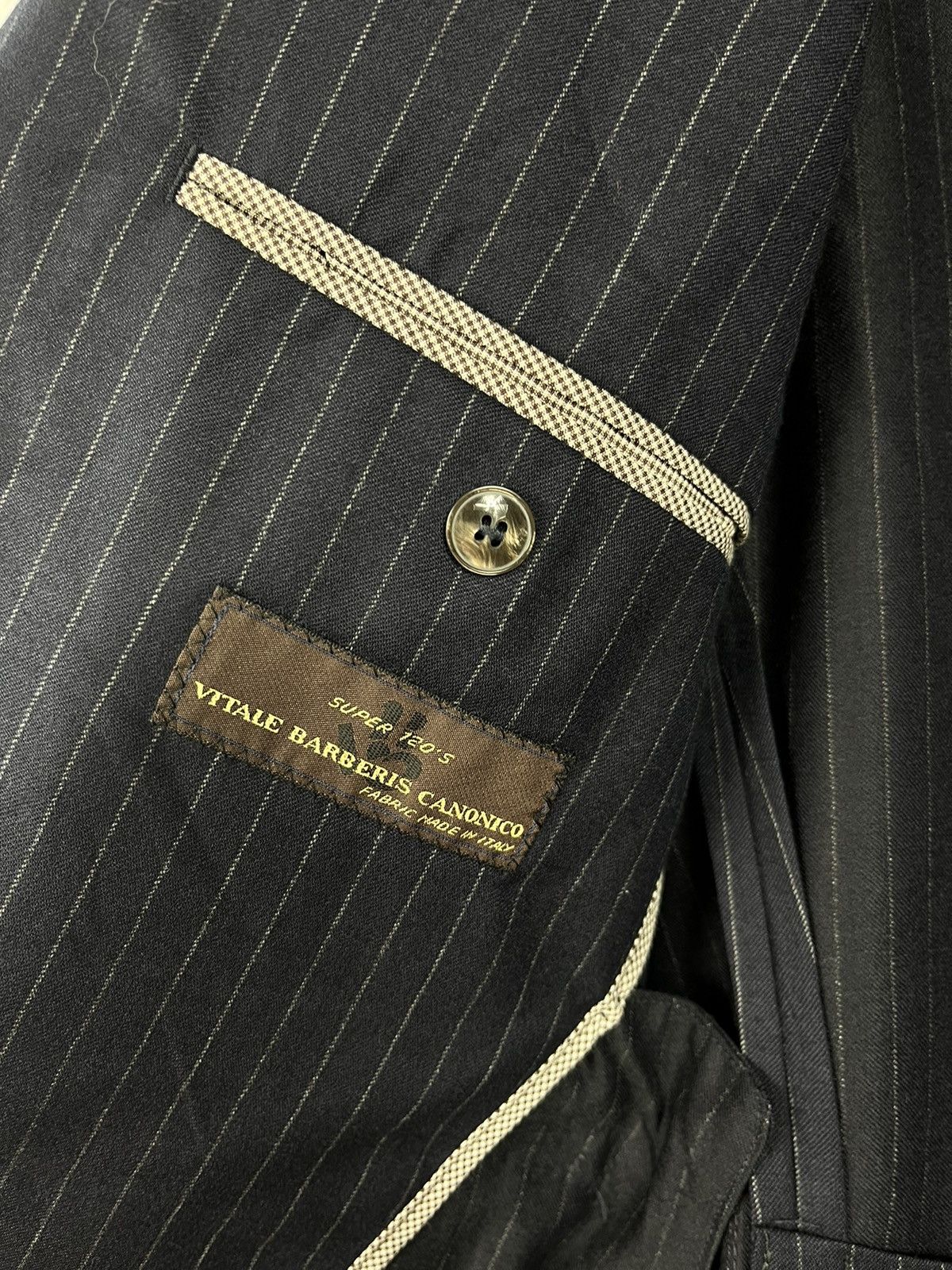 Morris × Vitale Barberis Canonico Morris - Wool Light Dandy Style Blazer 48 Size 48R - 4 Thumbnail