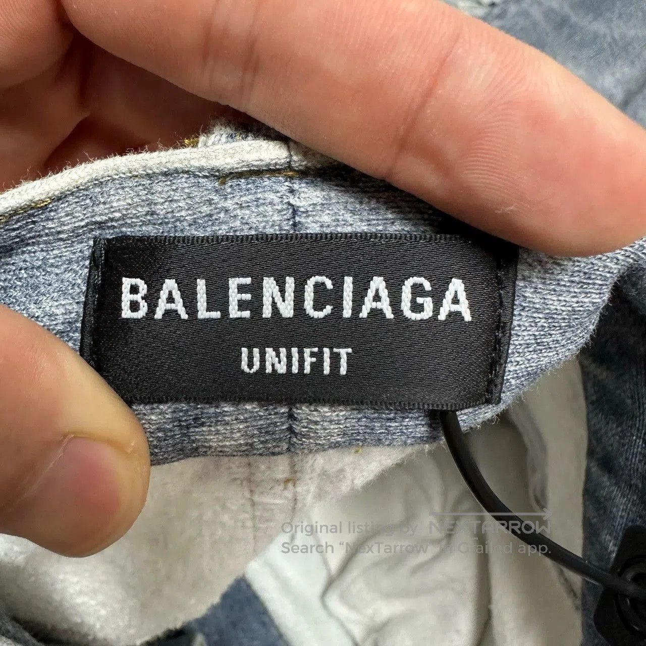 Balenciaga balenciaga 3d printed ripped denim pants. Size US 26 / EU 42 - 4 Thumbnail