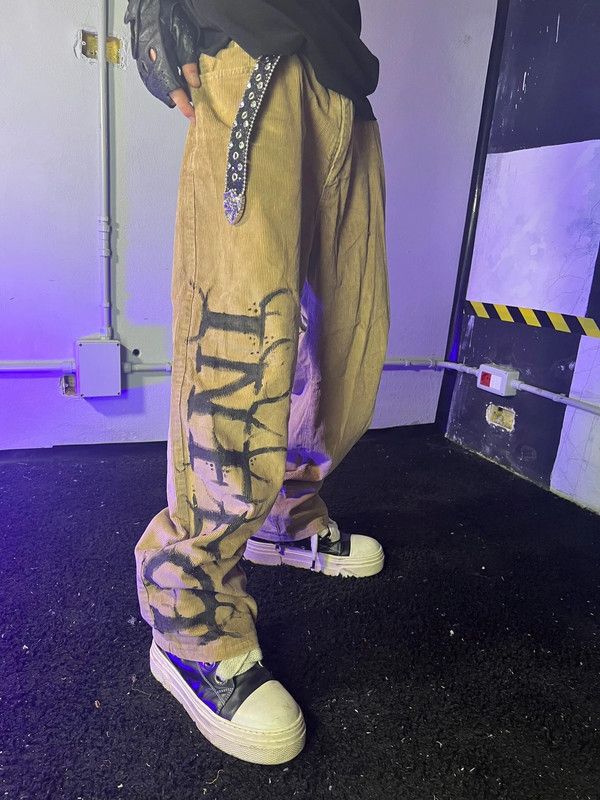 Japanese Brand Infect Dark Goth Alt Punk Cyberpunk Streetwear Opium Pants Size US 38 / EU 54 - 1 Thumbnail