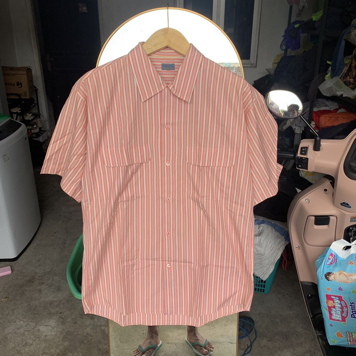 Kenzo × Vintage Kenzo Stripe SS Shirt Size US XXL / EU 58 / 5 - 1 Thumbnail