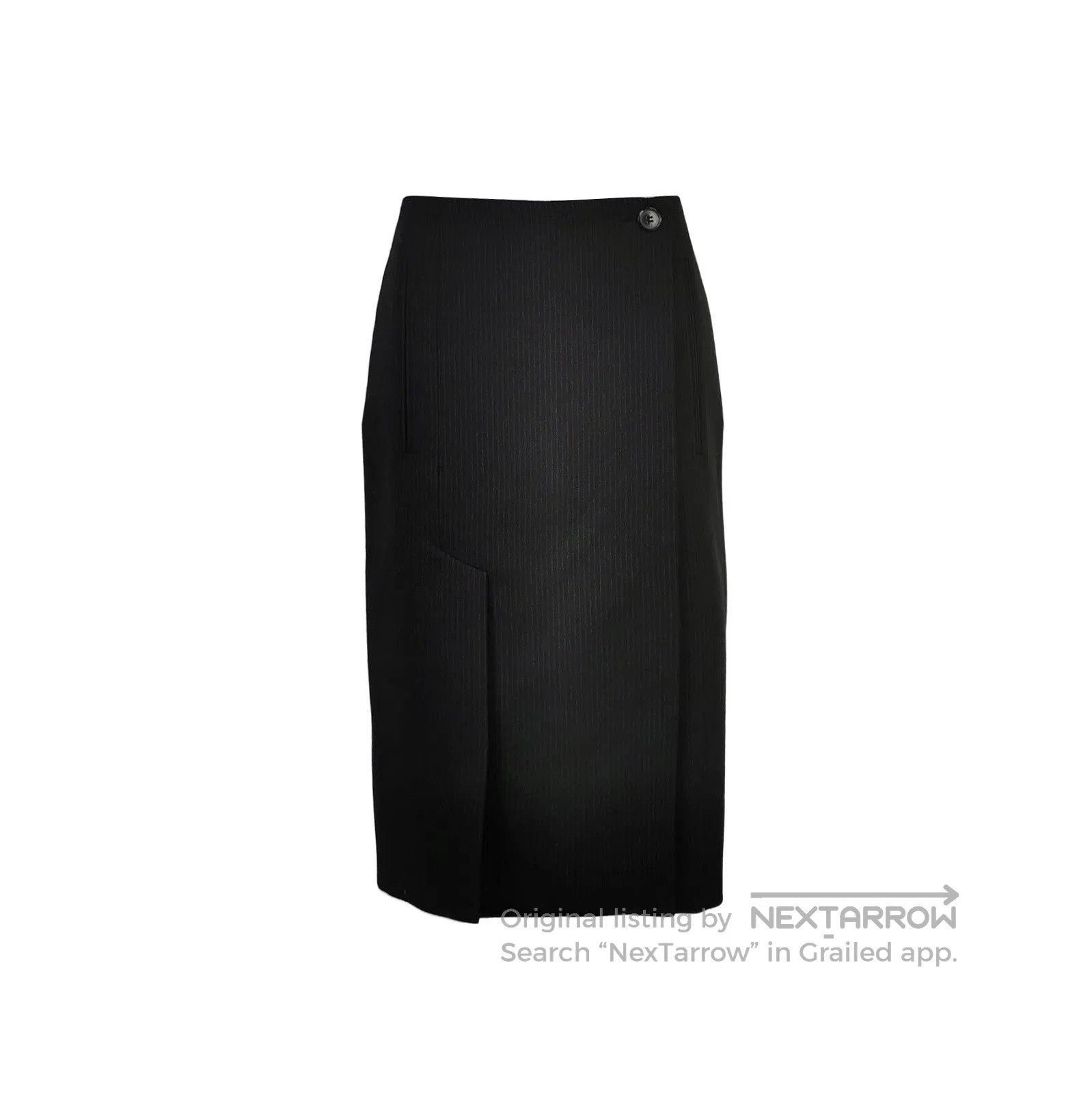 Prada Prada Black Wool Knee. Size 37" - 1 Thumbnail