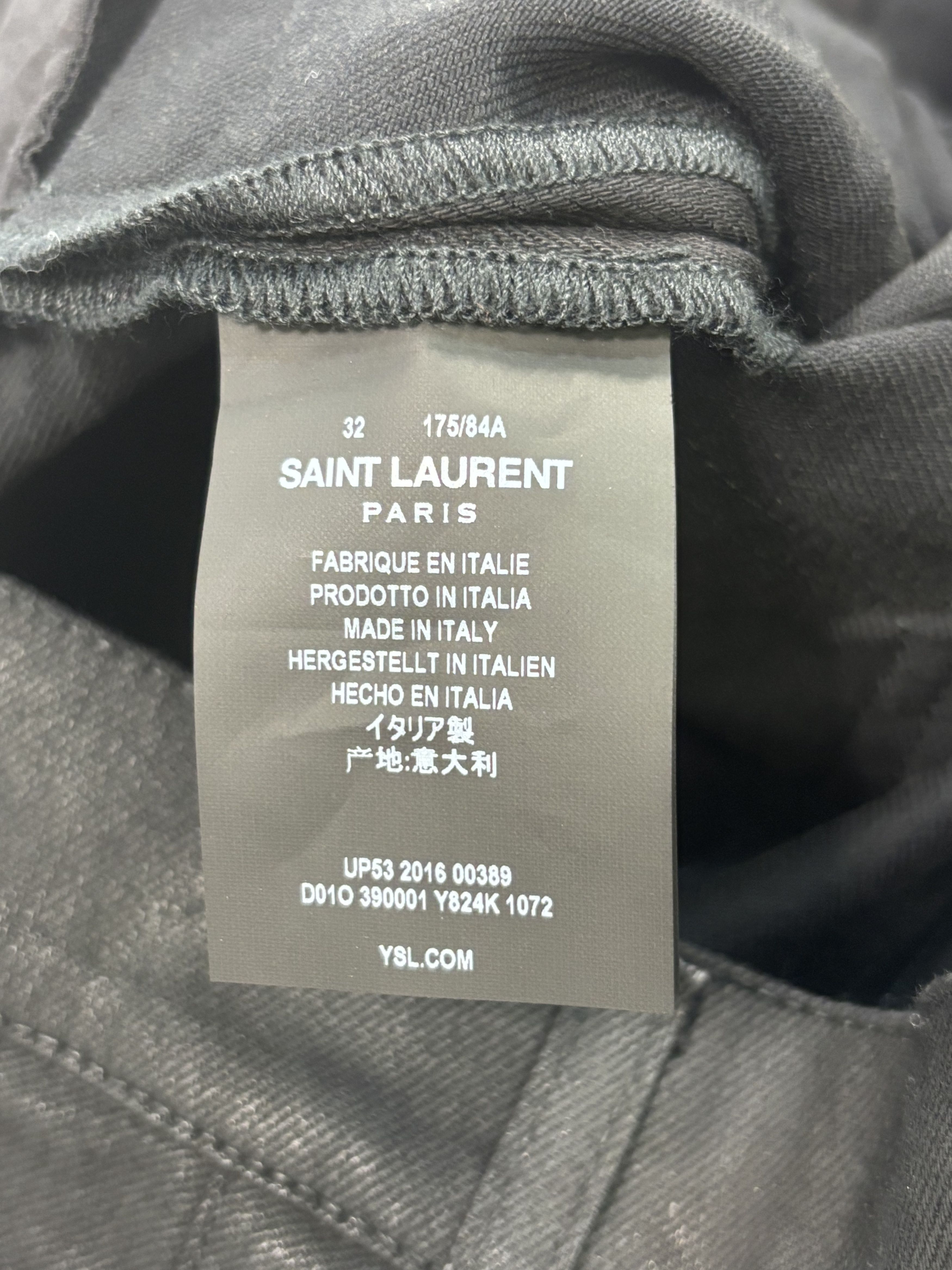 Saint Laurent Paris Saint Laurent Leather Look Pants Size US 32 / EU 48 - 3 Thumbnail