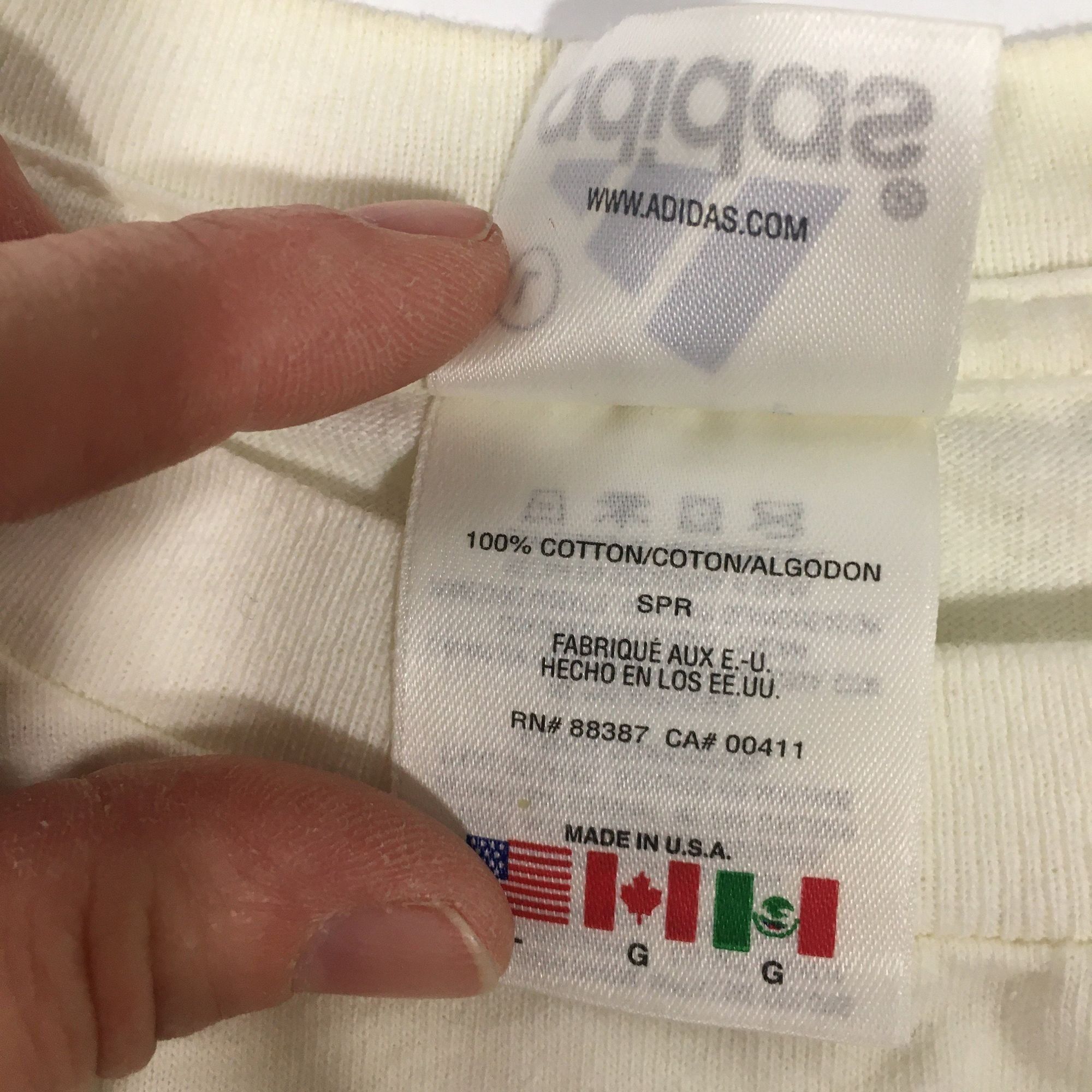 Adidas Vitg Adidas USA Spell Out National Youth Soccer 1999 T Shirt Size US L / EU 52-54 / 3 - 5 Thumbnail