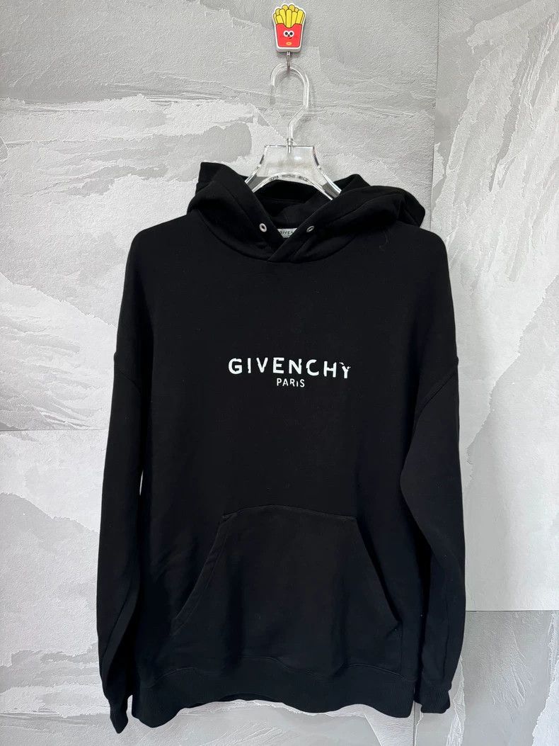 Givenchy Givenchy Distressed Letter Logo Hoodie Size US M / EU 48-50 / 2 - 1 Thumbnail