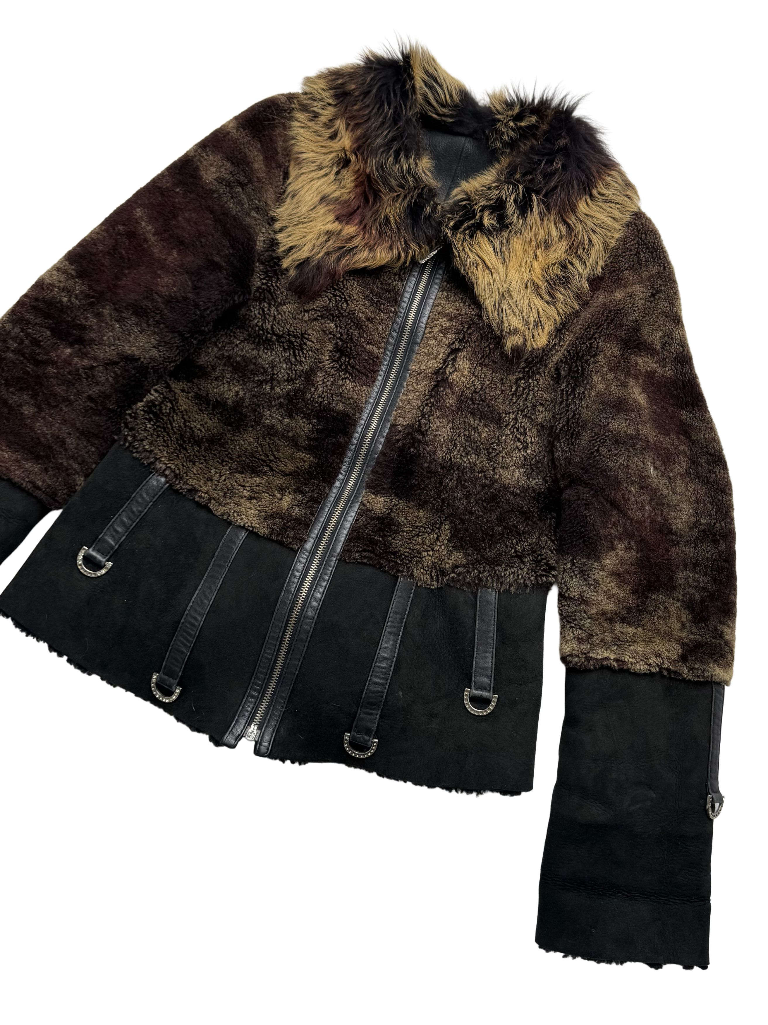 Vintage Vintage Real Sheepskin Cropped Jacket Size M / US 6-8 / IT 42-44 - 7 Thumbnail