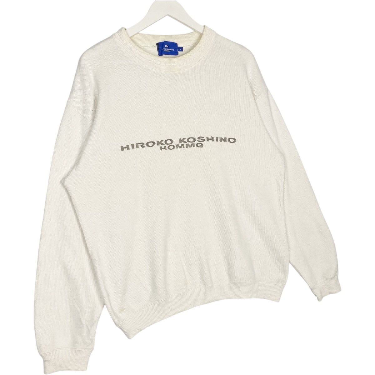 Hiroko Koshino Homme Vintage Hiroko Koshino Homme Sweatshirt Crewneck Big Logo Size M / US 6-8 / IT 42-44 - 3 Thumbnail