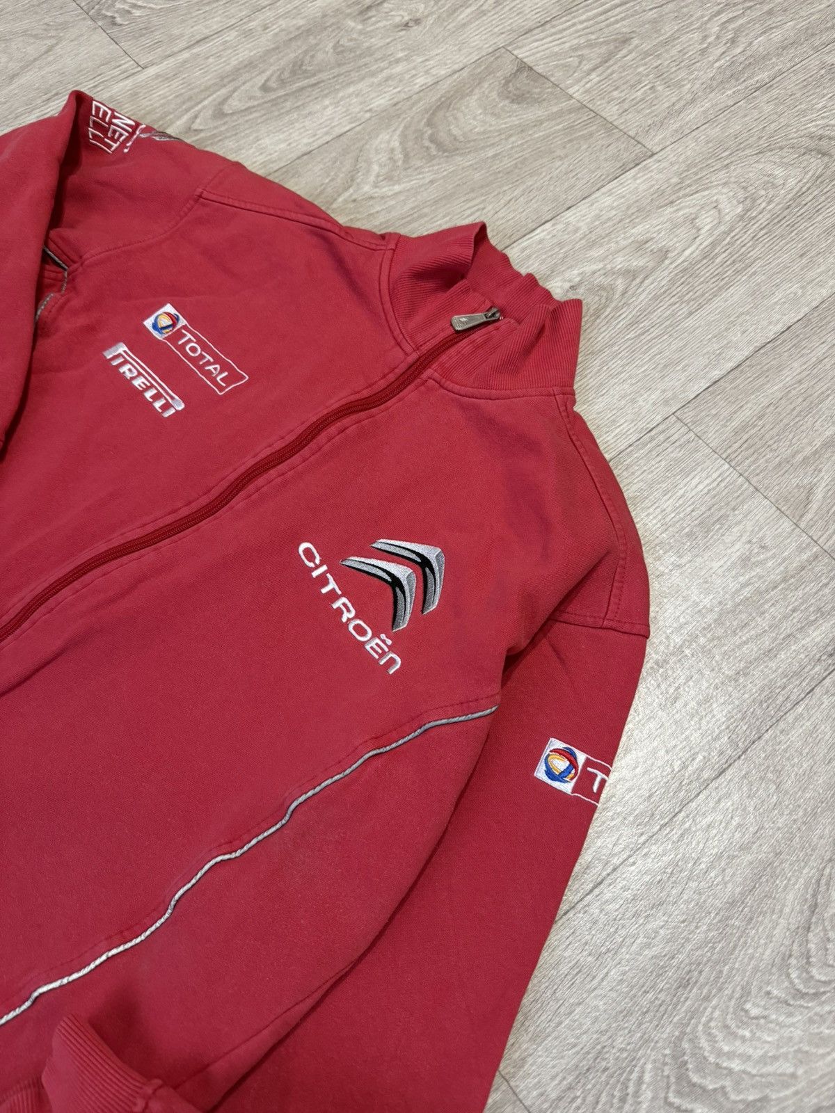 Vintage 🔷Vintage Citroen Racing Zip Fleece Sweatshirt 90s🔷 Size US L / EU 52-54 / 3 - 3 Thumbnail