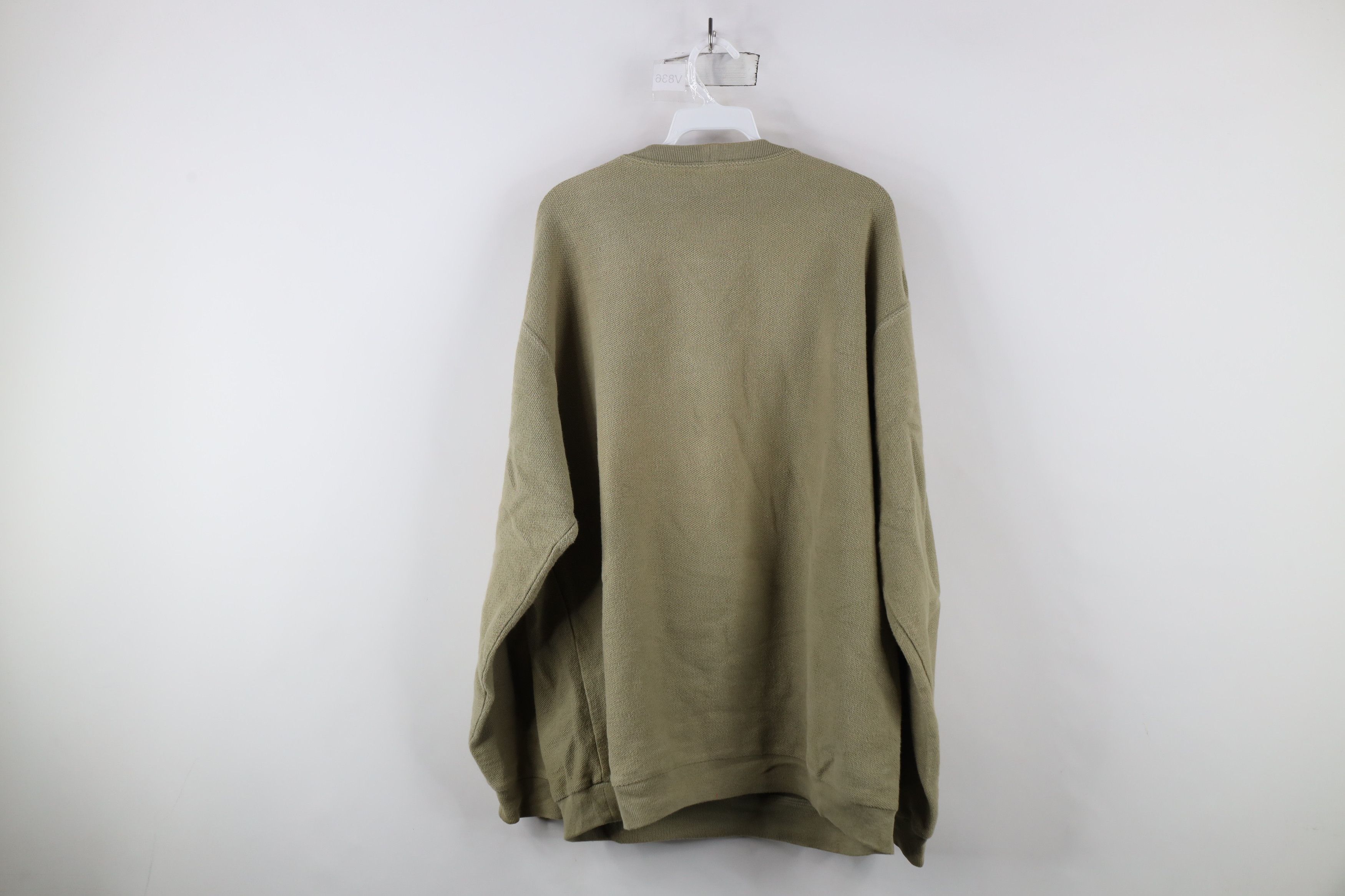 Lands' End × Vintage Vintage 90s Lands End Blank Thermal Waffle Knit Sweater USA Size US L / EU 52-54 / 3 - 11 Thumbnail