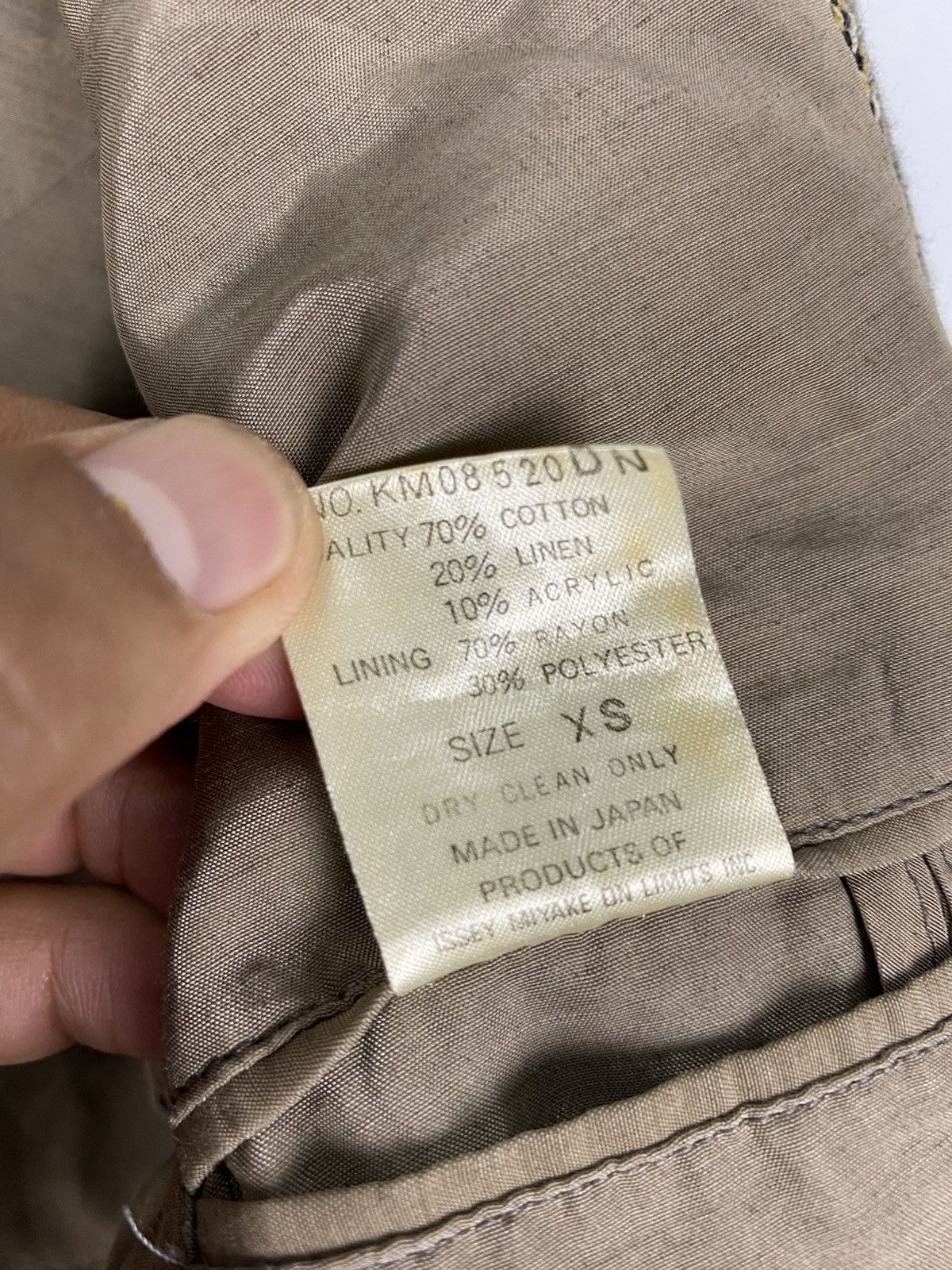 Issey Miyake Vintage 80’s Issey Miyake Men Jacket Size US XS / EU 42 / 0 - 9 Thumbnail