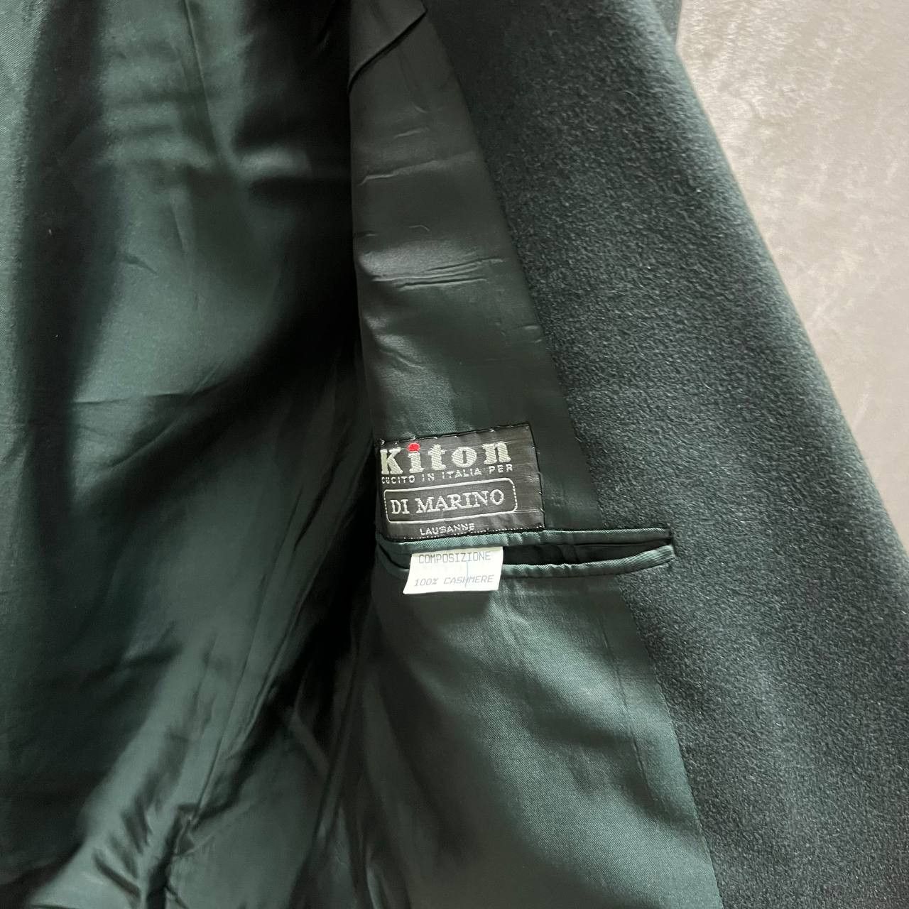 Kiton Kiton 100% Cashmere Men's Blazer Di Marino – Size 54 Size 54R - 6 Thumbnail