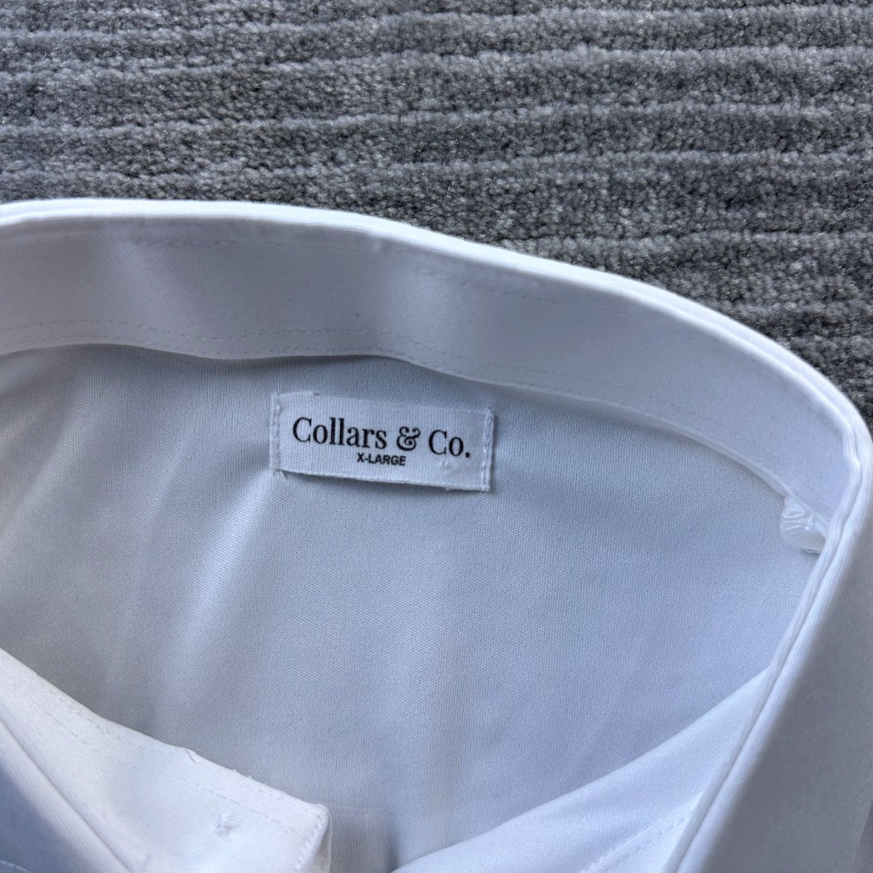 CO Collars & Co Polo Shirt XL White Golf Casual Formal Business Mens Size 46R - 6 Thumbnail
