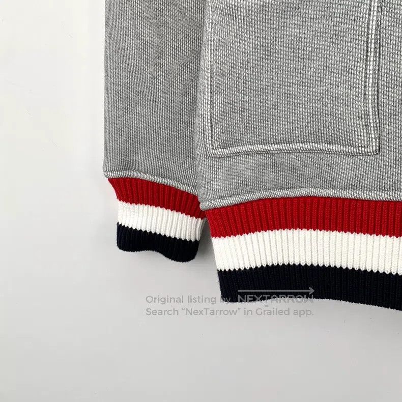 Thom Browne Thom Browne Light gray striped cotton cardigan Size US XS / EU 42 / 0 - 4 Thumbnail