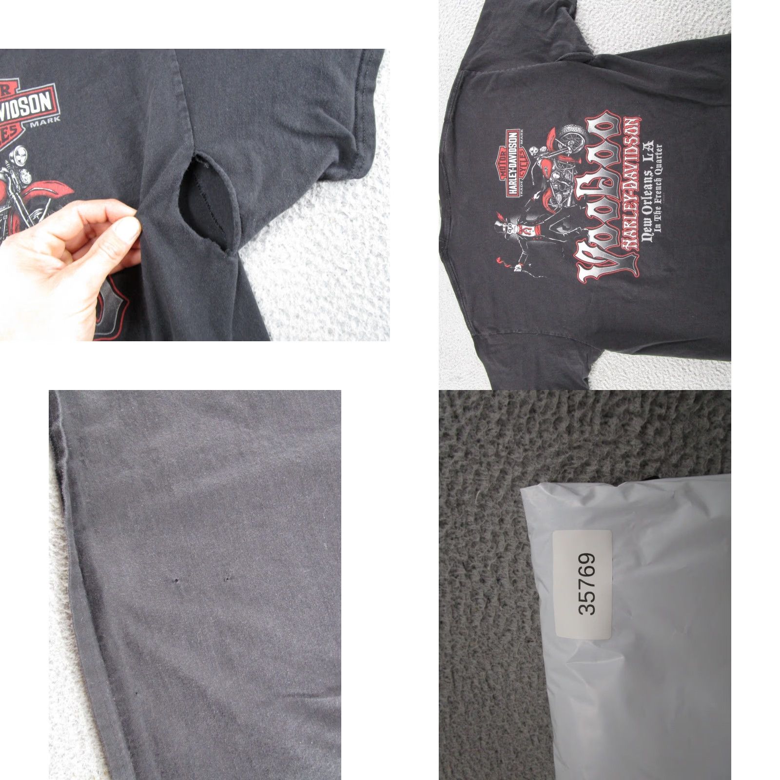 Harley Davidson Harley-Davidson Shirt Mens XL Black Graphic Print T-Shirt Motorcycle Biker 2010-2019 Size US XL / EU 56 / 4 - 9 Thumbnail