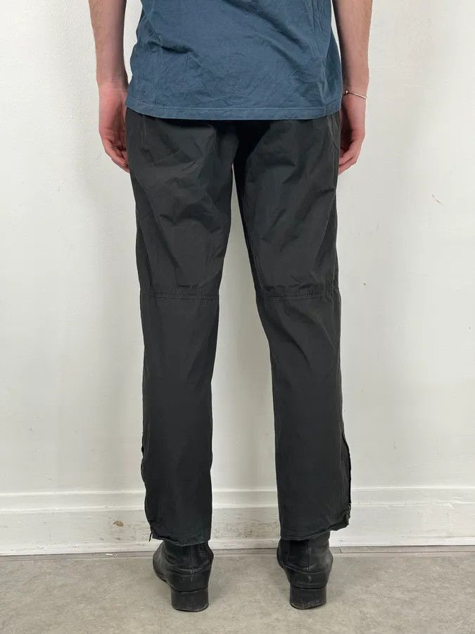 Prada 2000s Prada Black Linea Rossa Nylon Zip Pants Size US 39 - 4 Thumbnail