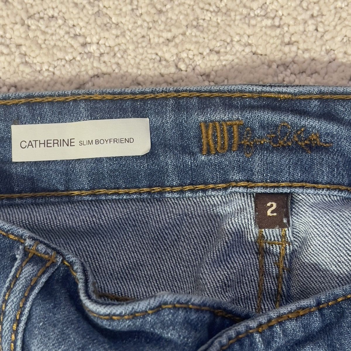 Other Kut from the Kloth Catherine Slim Boyfriend Straight Leg Size 26" / US 2 / IT 38 - 4 Thumbnail