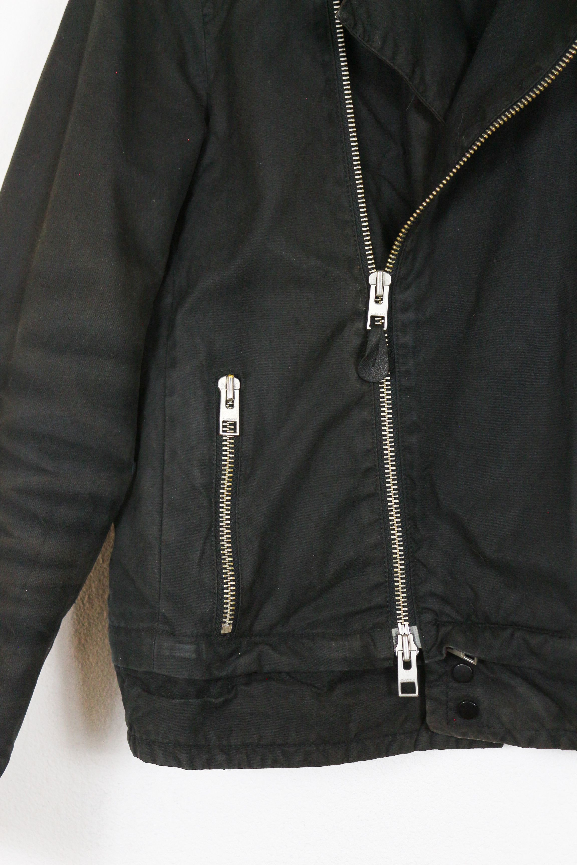 Allsaints Allsaints Lennox Sherpa Bicker Jacket Bomber Washed Black Size US M / EU 48-50 / 2 - 3 Thumbnail
