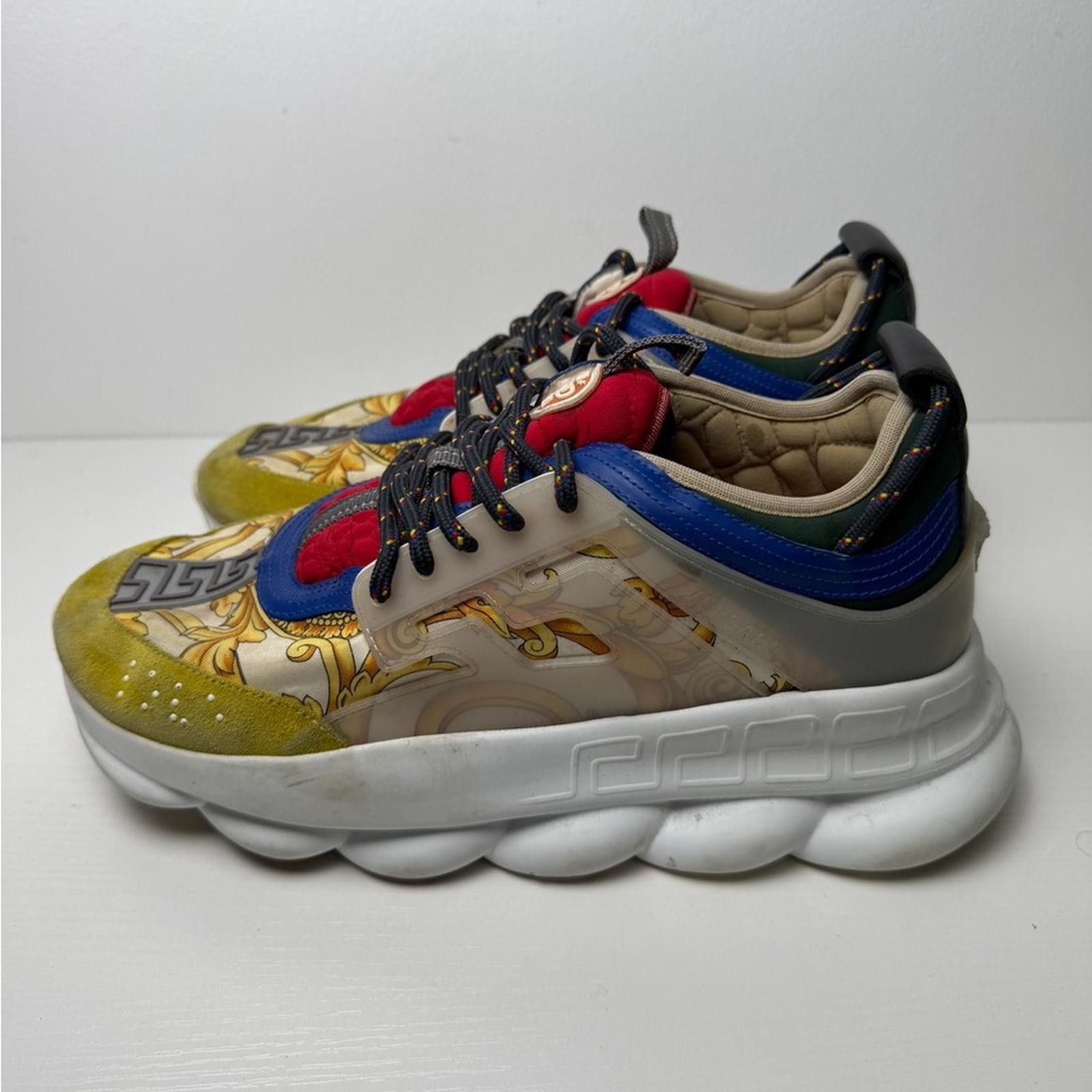 Versace Versace Chain Reaction Sneakers Men’s SZ 43.5 US 10.5 Size US 10.5 / EU 43-44 - 4 Thumbnail