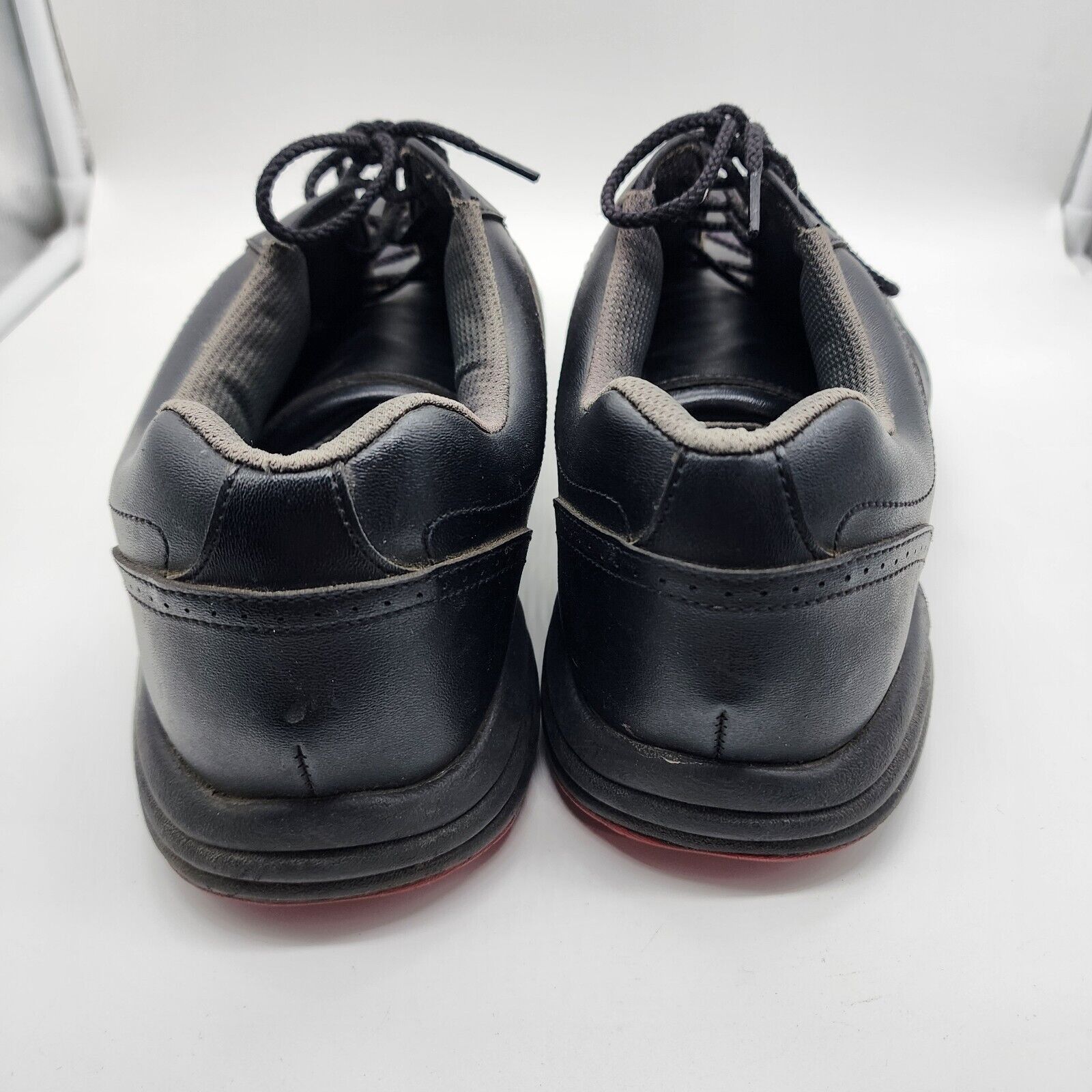 Footjoy FootJoy Men's GreenJoys Leather Golf Shoes Size 12M Black Size US 12 / EU 45 - 6 Thumbnail