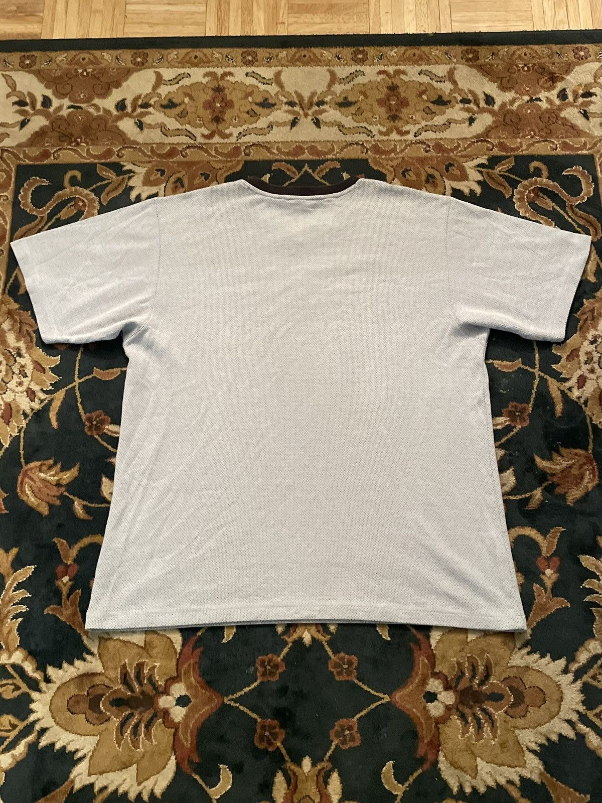 Nike Vintage Y2K Nike Uptempo Grey Basketball Jersey SS T-Shirt Size US L / EU 52-54 / 3 - 3 Thumbnail