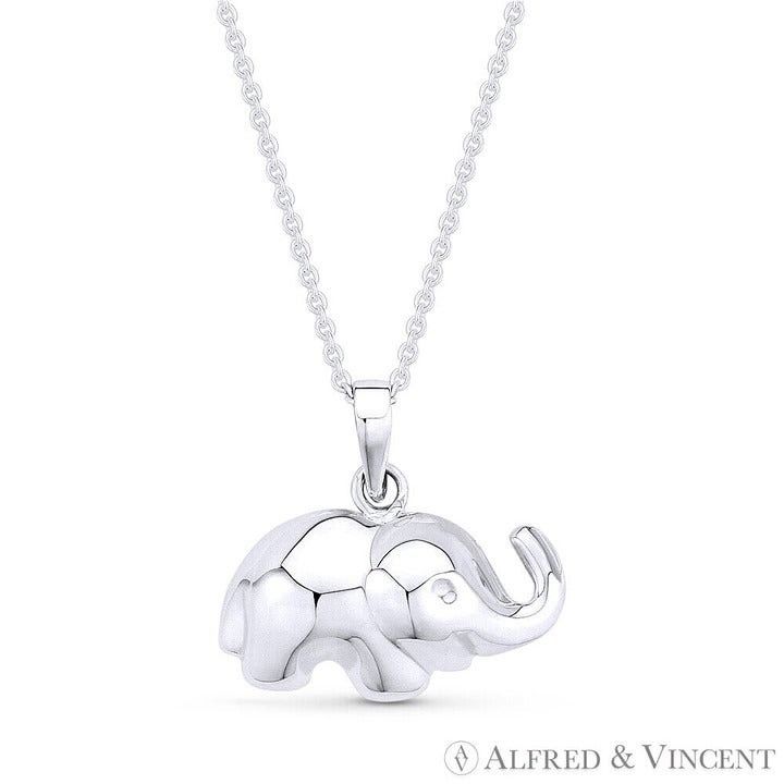 Other 3D Baby Elephant Animal Charm 17x18mm Pendant Size ONE SIZE - 1 Preview