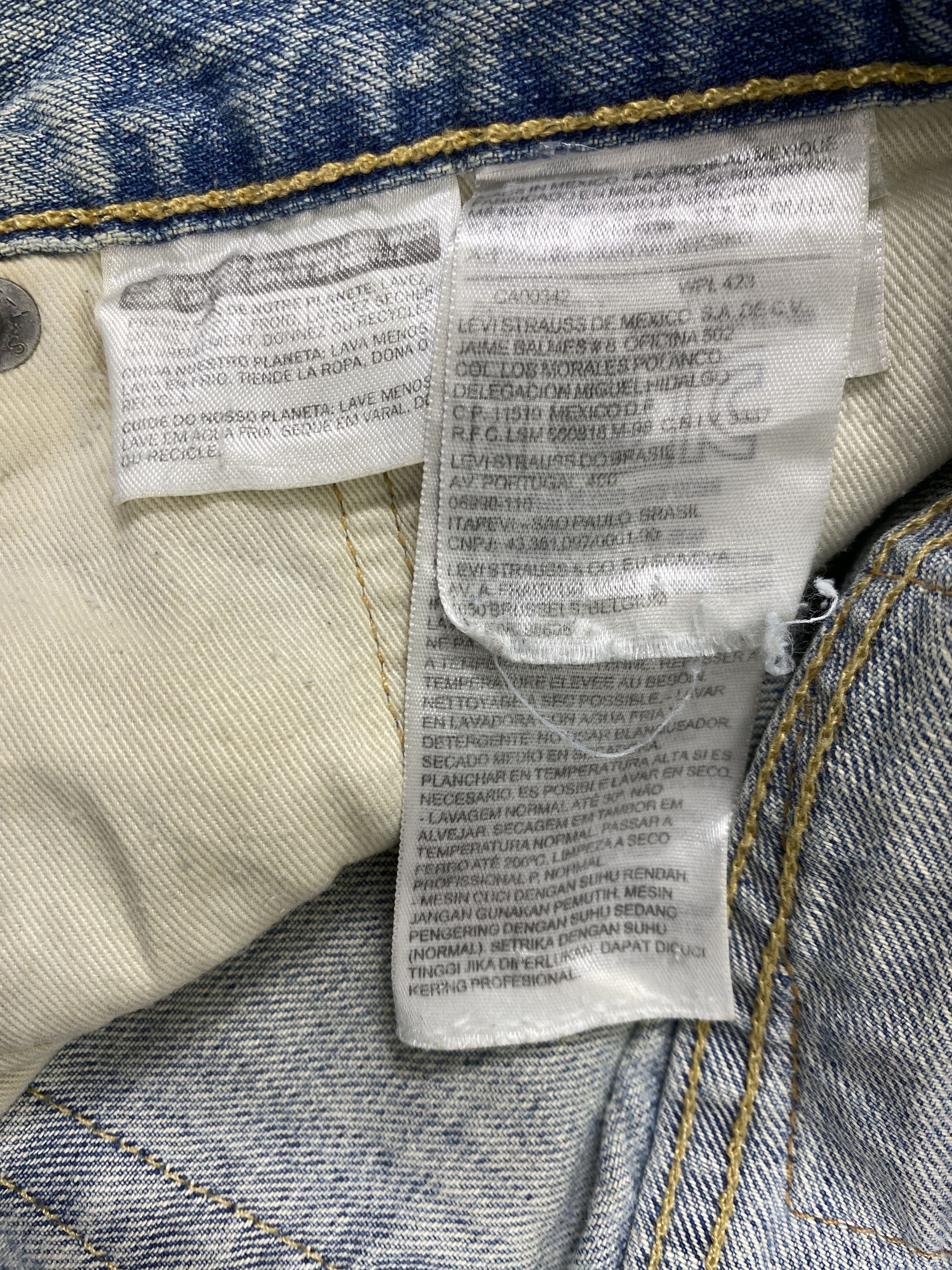 Levi's Distressed Blue Vintage Levi's 505 Jeans 32x31.5 - JN3549 Size US 32 / EU 48 - 9 Thumbnail