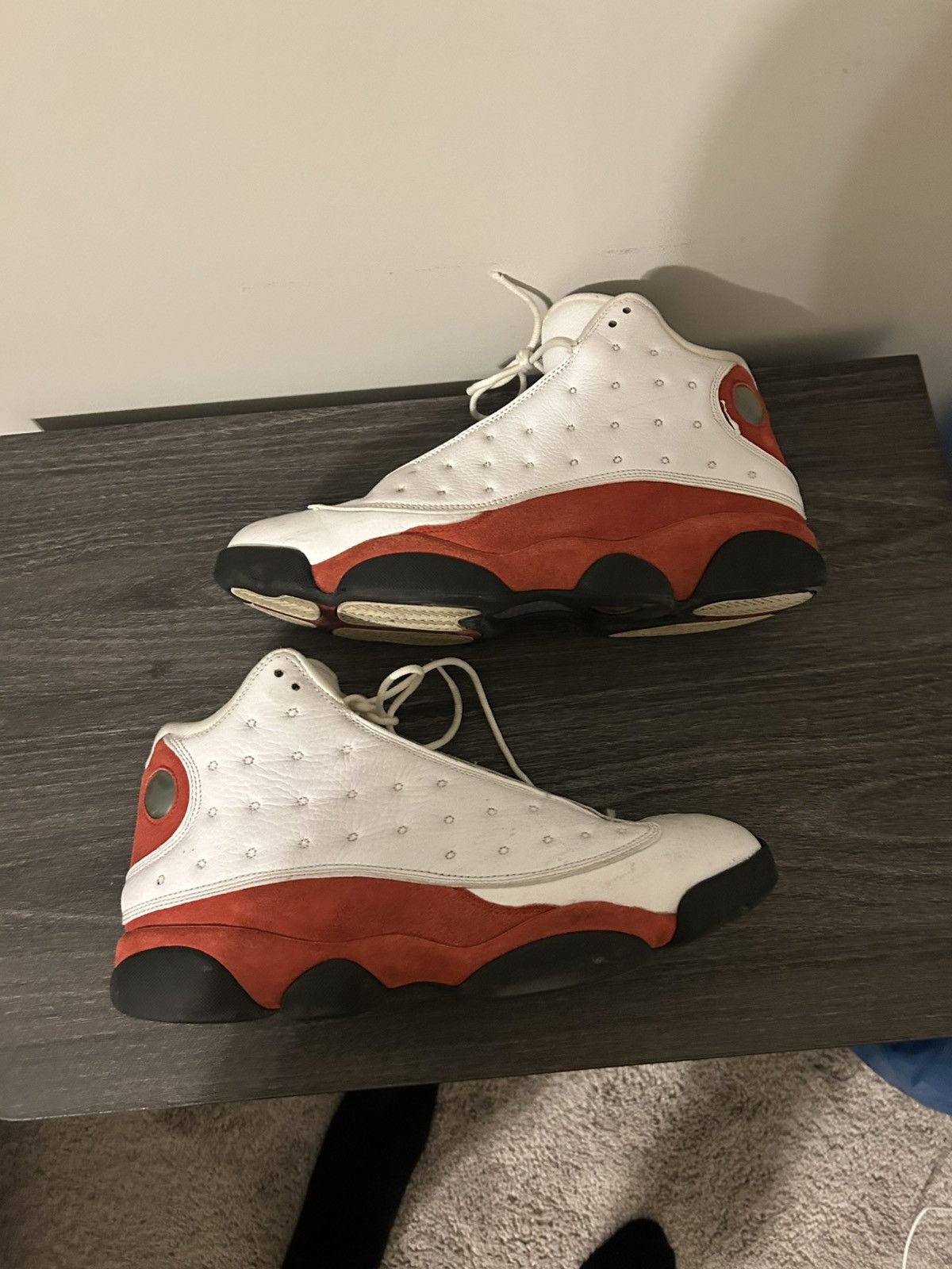 Jordan Brand Air Jordan 13 Retro White/Black-Team Red Size US 12 / EU 45 - 3 Thumbnail