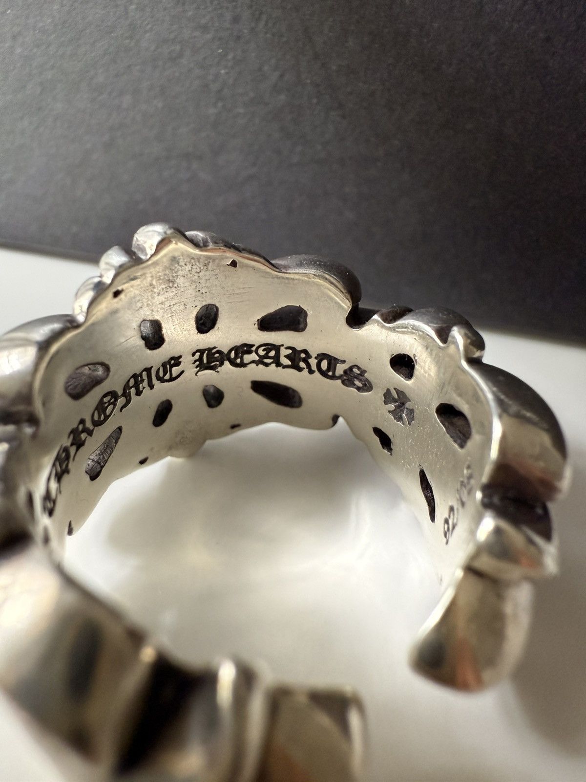 Chrome Hearts Chrome hearts double floral rings sz 12 Size ONE SIZE - 10 Thumbnail