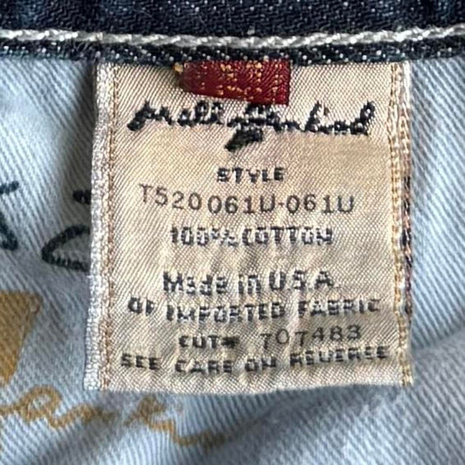 Japanese Brand × Seven 7 × StraightFaded Vintage Y2K Seven7 Embroidered Skater Streetwear Denim Jeans Size 33" - 5 Thumbnail