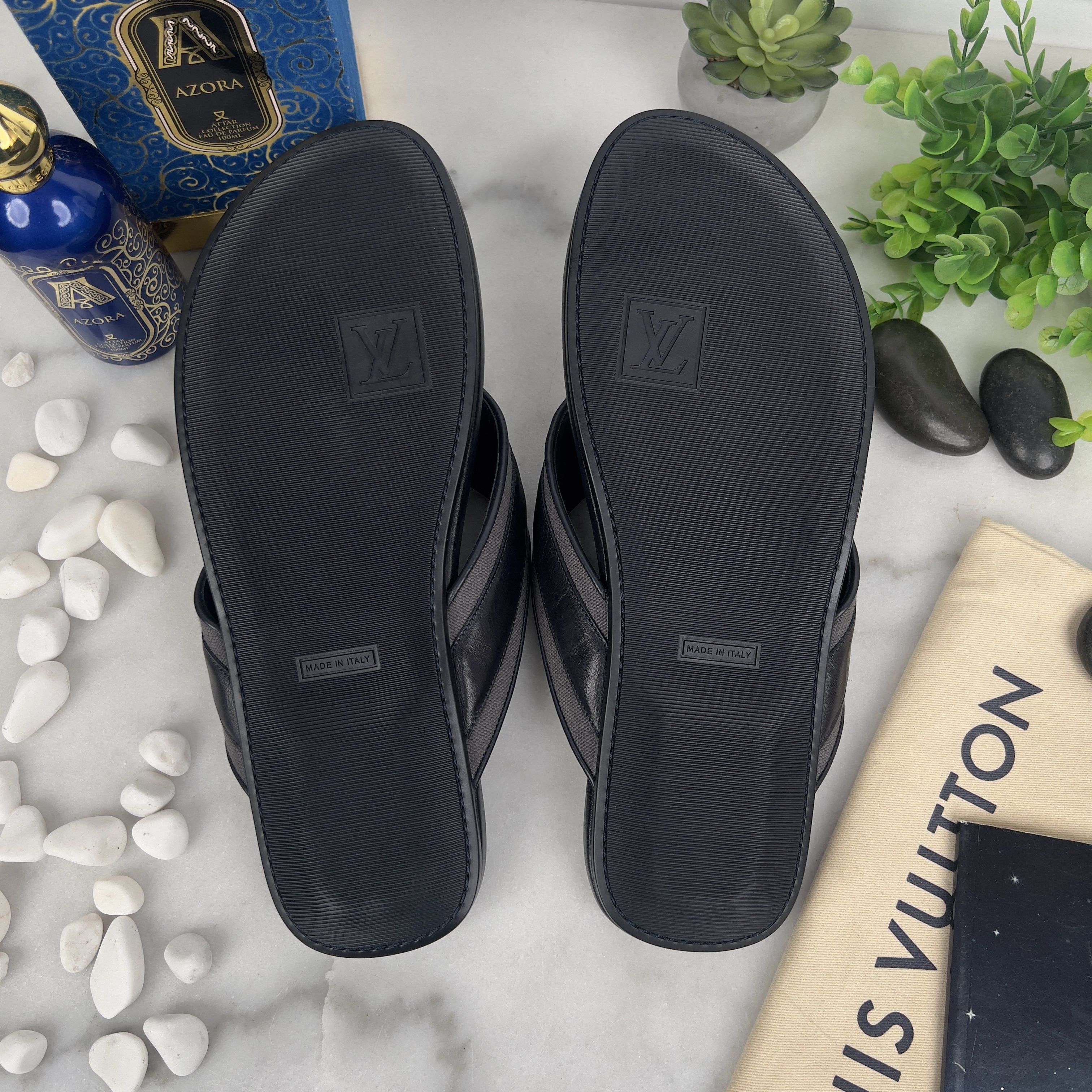 Louis Vuitton Louis Vuitton Thong Sandals Logo Leather Size US 9.5 / EU 42-43 - 7 Thumbnail