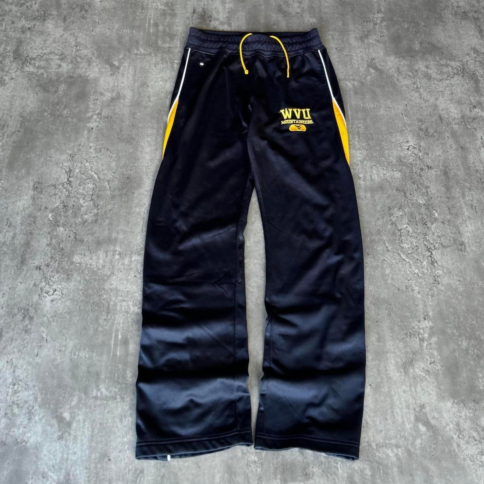 Holloway × Vintage Vintage Y2K WVU West Virginia Mountaineers Sweatpants Size 27" / US 4 / IT 40 - 1 Thumbnail
