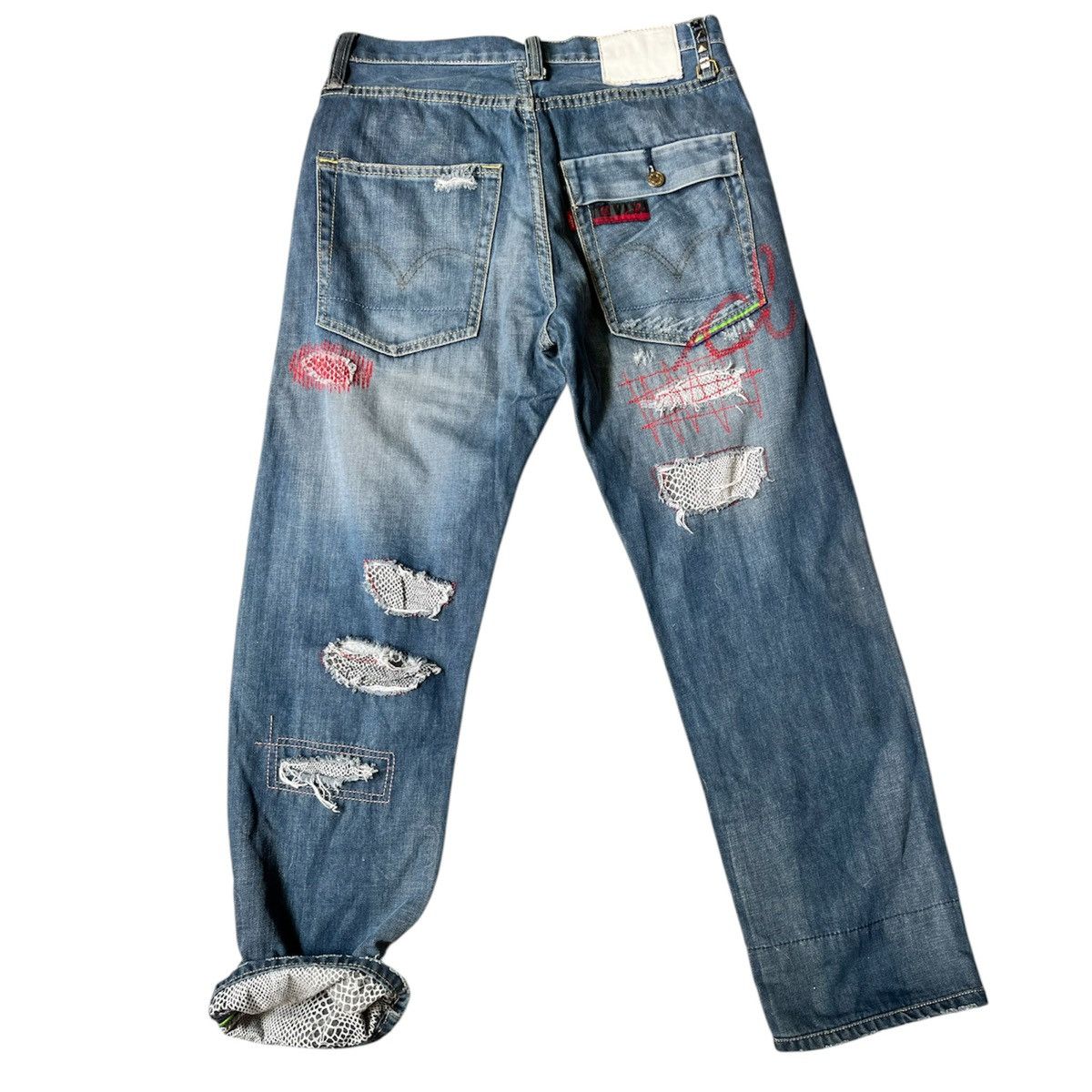 CLOT × Levi's Levi's X Clot Python 505 Selvedge Denim Jean Size US 32 / EU 48 - 3 Thumbnail