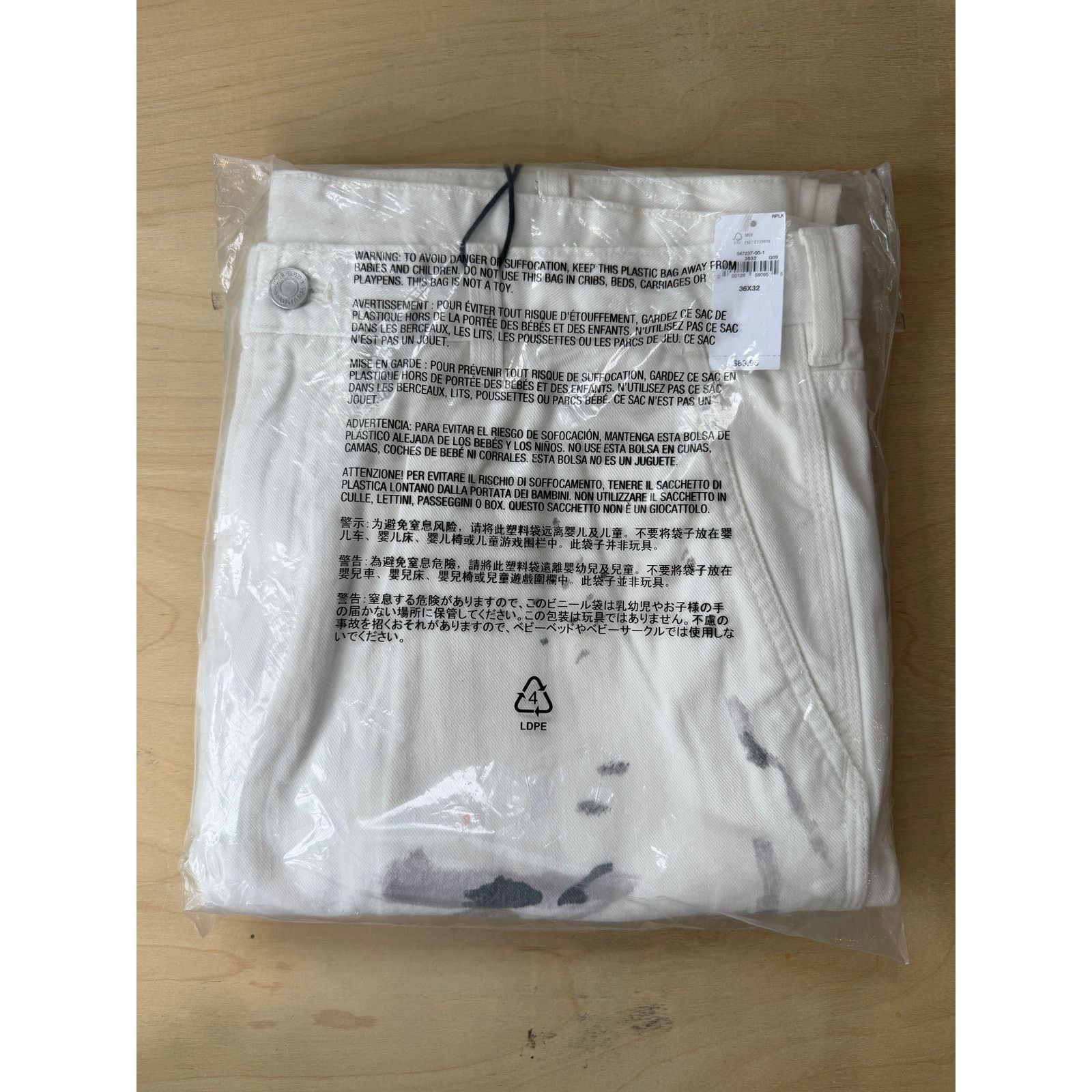 Gap Gap x Madhappy Painter Carpenter Pants White NWT W36 L32 Size US 36 / EU 52 - 6 Thumbnail