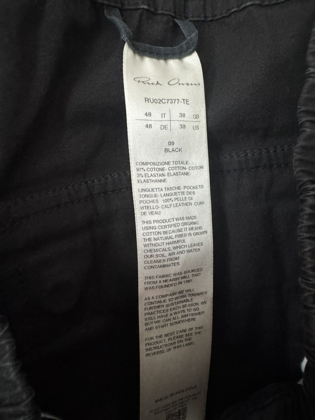 Rick Owens Rick Owens Drkshdw Bolan Banana Pants Black Size 33 Size US 33 - 4 Thumbnail