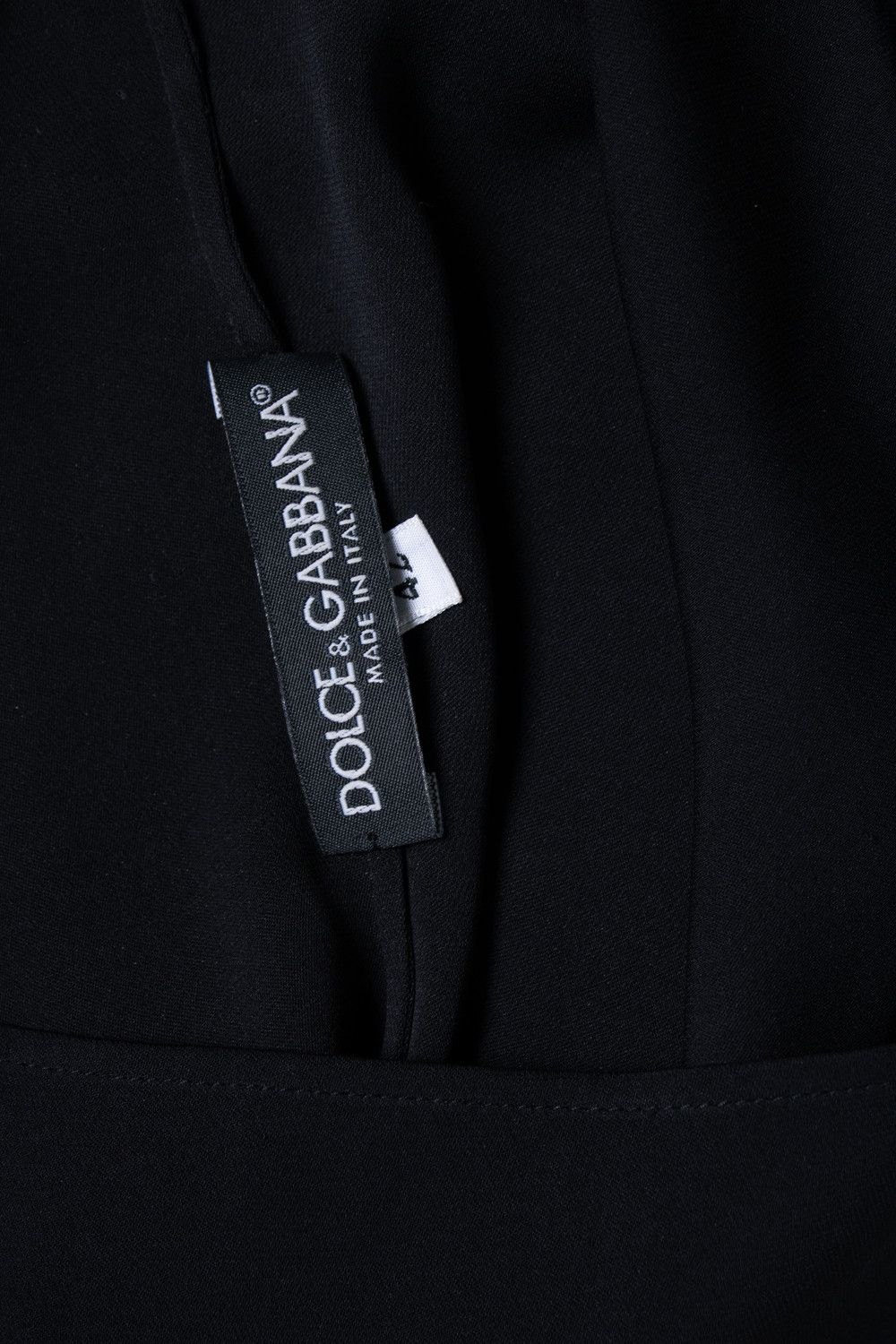 Dolce & Gabbana Dolce & Gabbana, black blouse with bow and lace Size S / US 4 / IT 40 - 5 Thumbnail