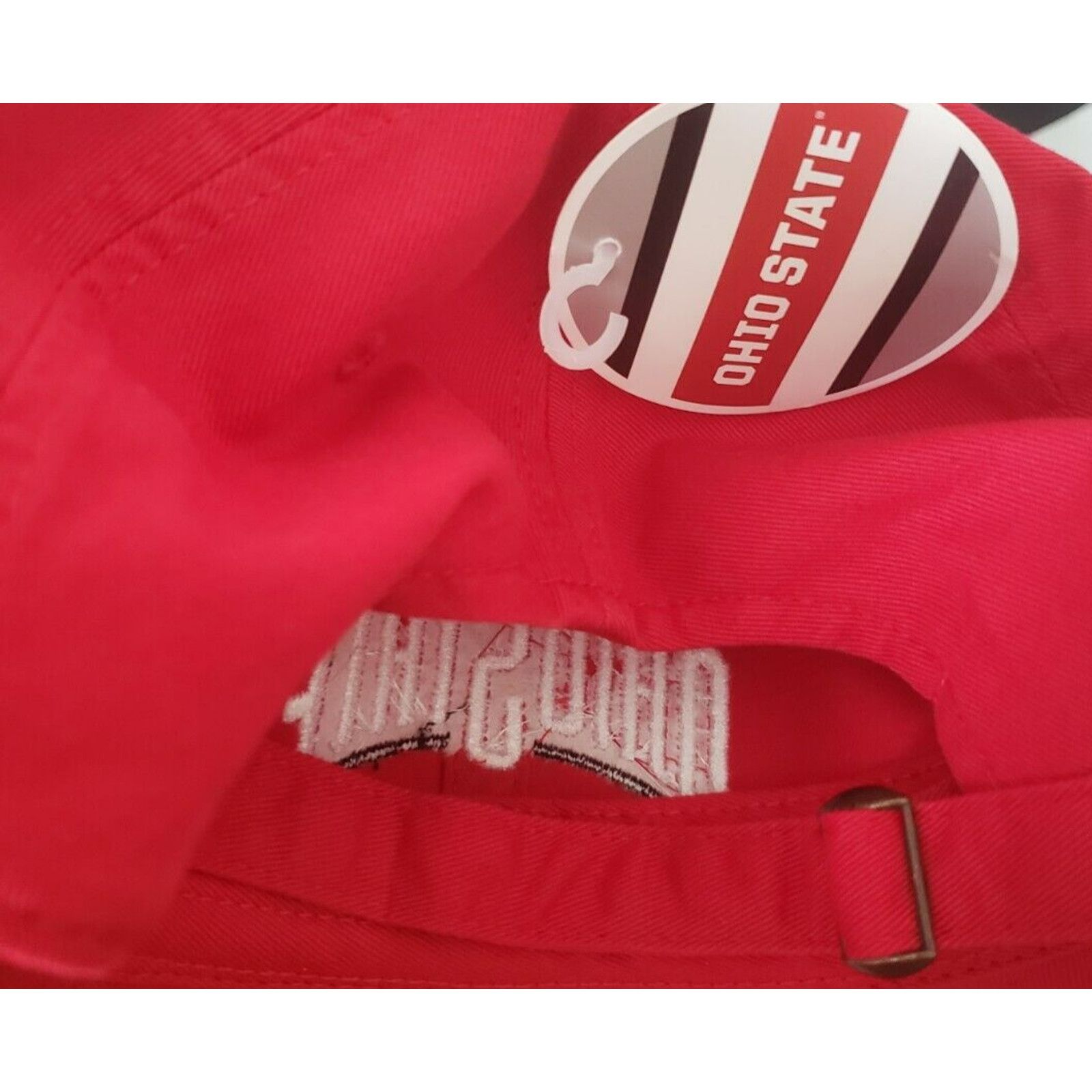 NCAA Ohio State Buckeyes Hat Dad Strapback Strap Back Red NCAA Size ONE SIZE - 3 Thumbnail