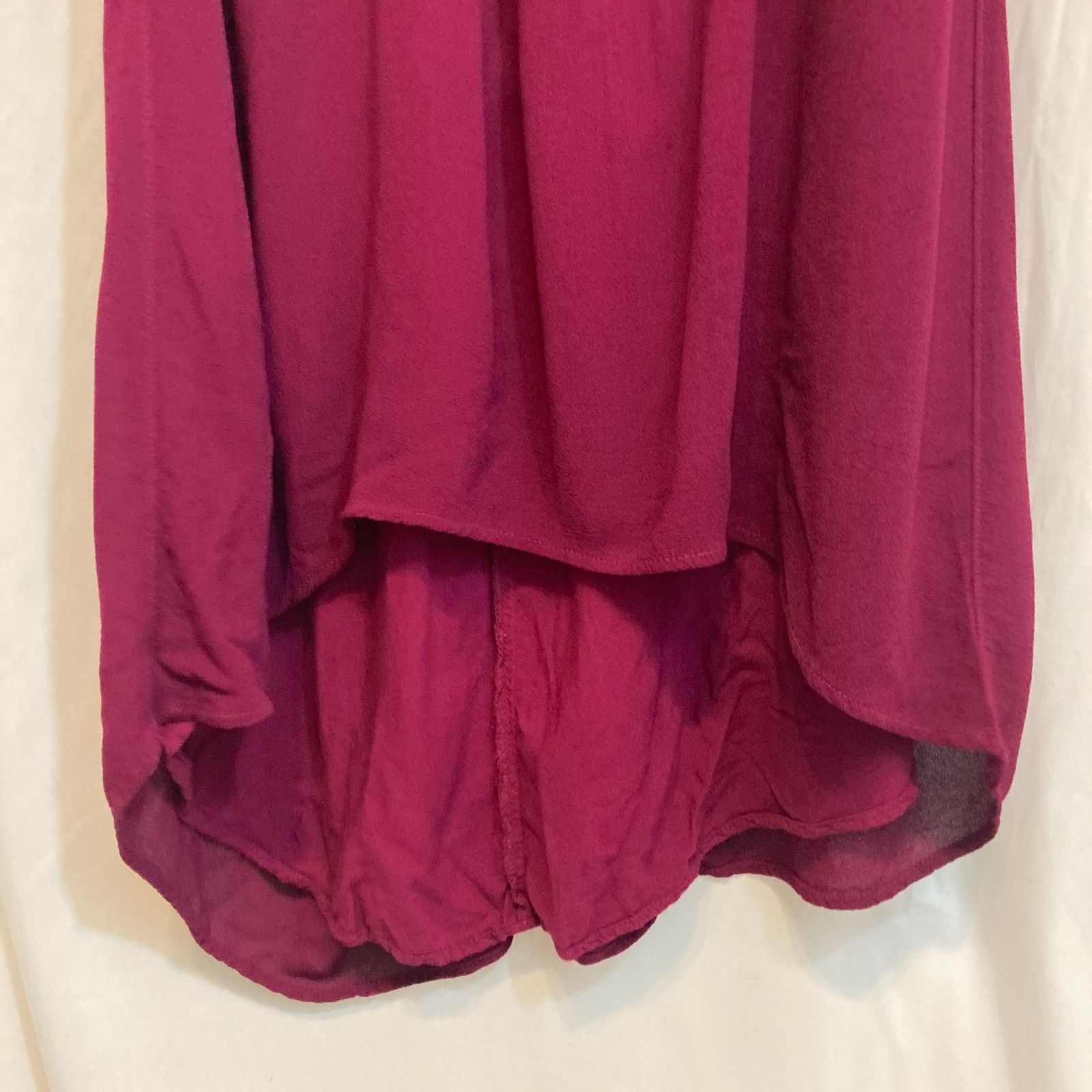 Other Pink Contrasting Summer Tank Cross Back High Low Midi Dress Size M / US 6-8 / IT 42-44 - 4 Thumbnail