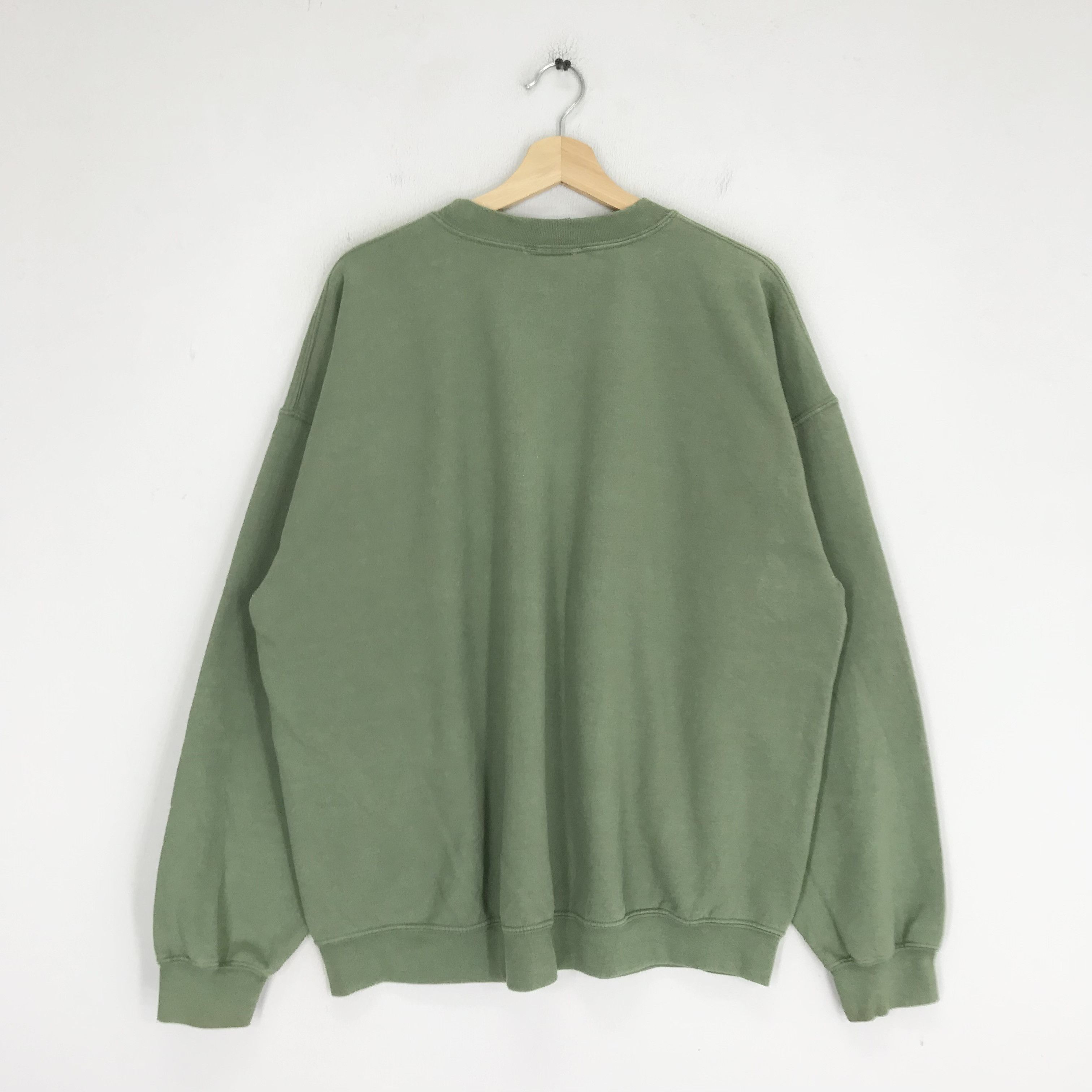 Vintage Vintage 90s Whitetail Deer Habitat Green Sweatshirt - 285 Size US L / EU 52-54 / 3 - 2 Thumbnail