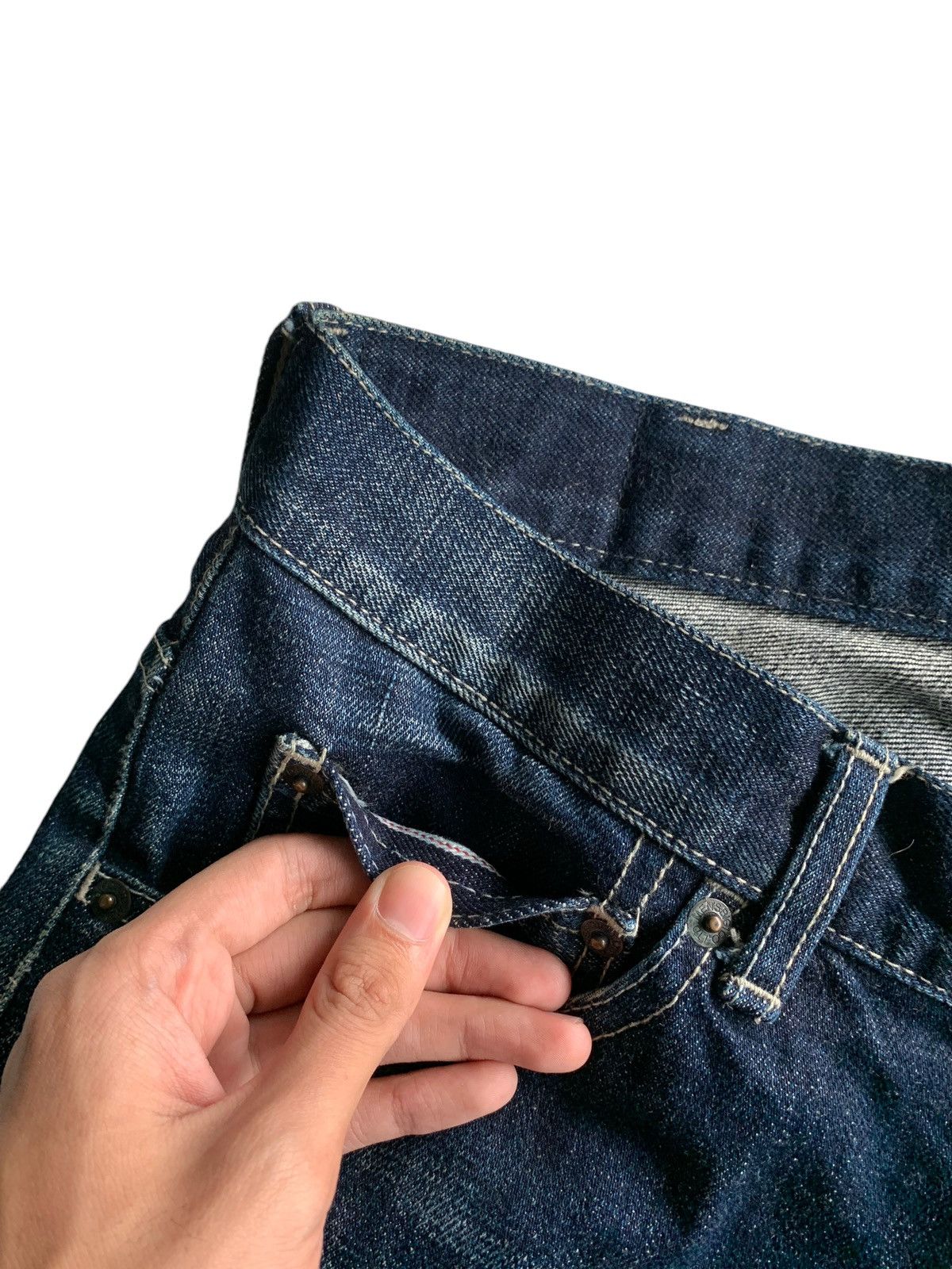 Tornado Mart FLARE JAPANESE MEN’S BIGI SELVEDGE RUSTY DENIM Size US 30 / EU 46 - 15 Thumbnail
