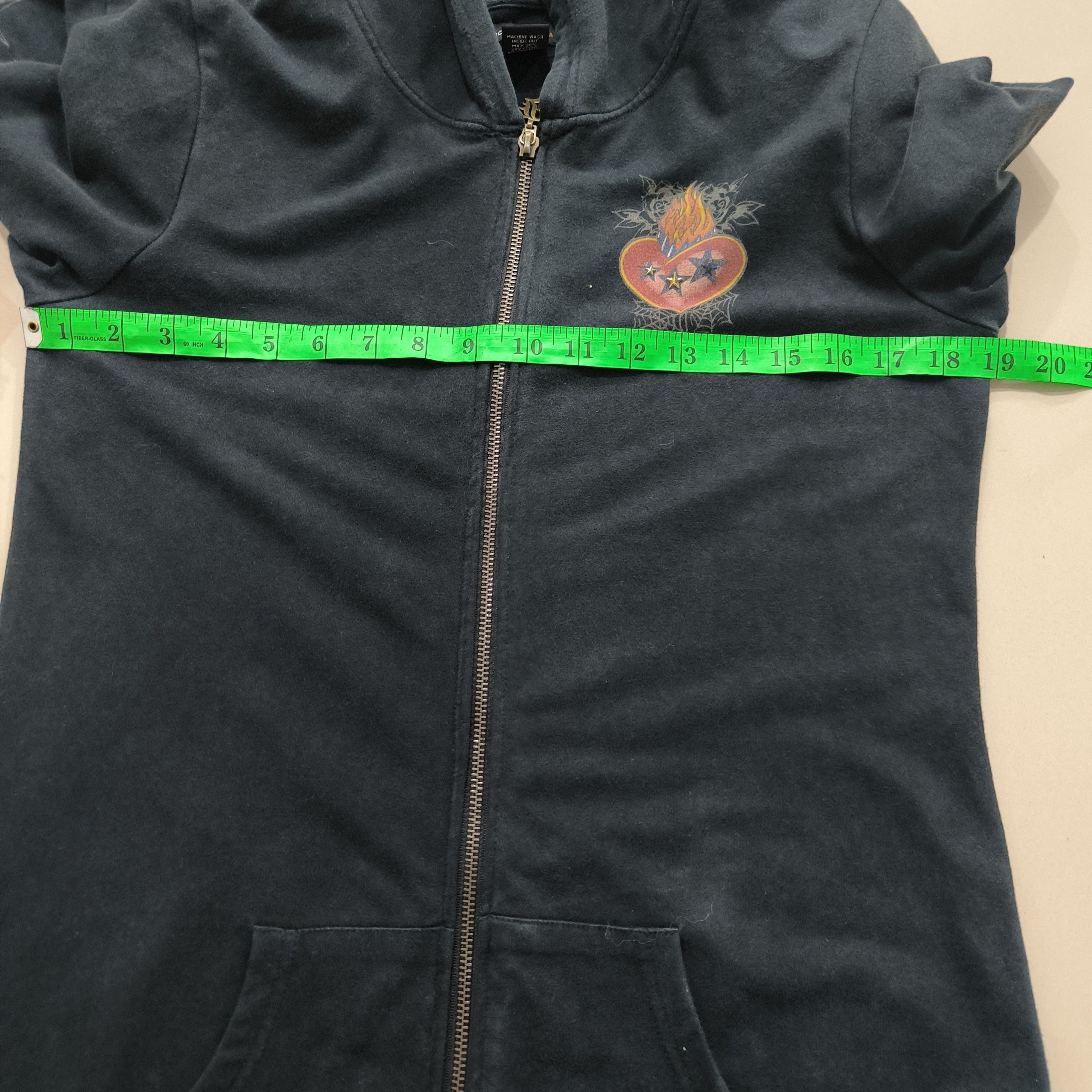 If Six Was Nine Faded hoodie gothic bcbgmaxazria + black longsleeve Size L / US 10 / IT 46 - 11 Thumbnail