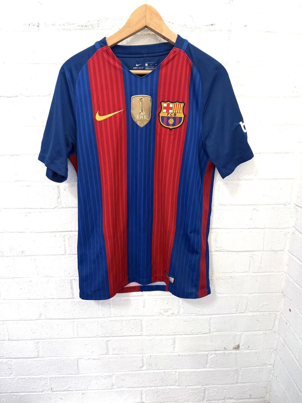 Nike FC Barcelona Men's Nike Dri-FIT Soccer Jersey Size Small Size ONE SIZE - 1 Thumbnail