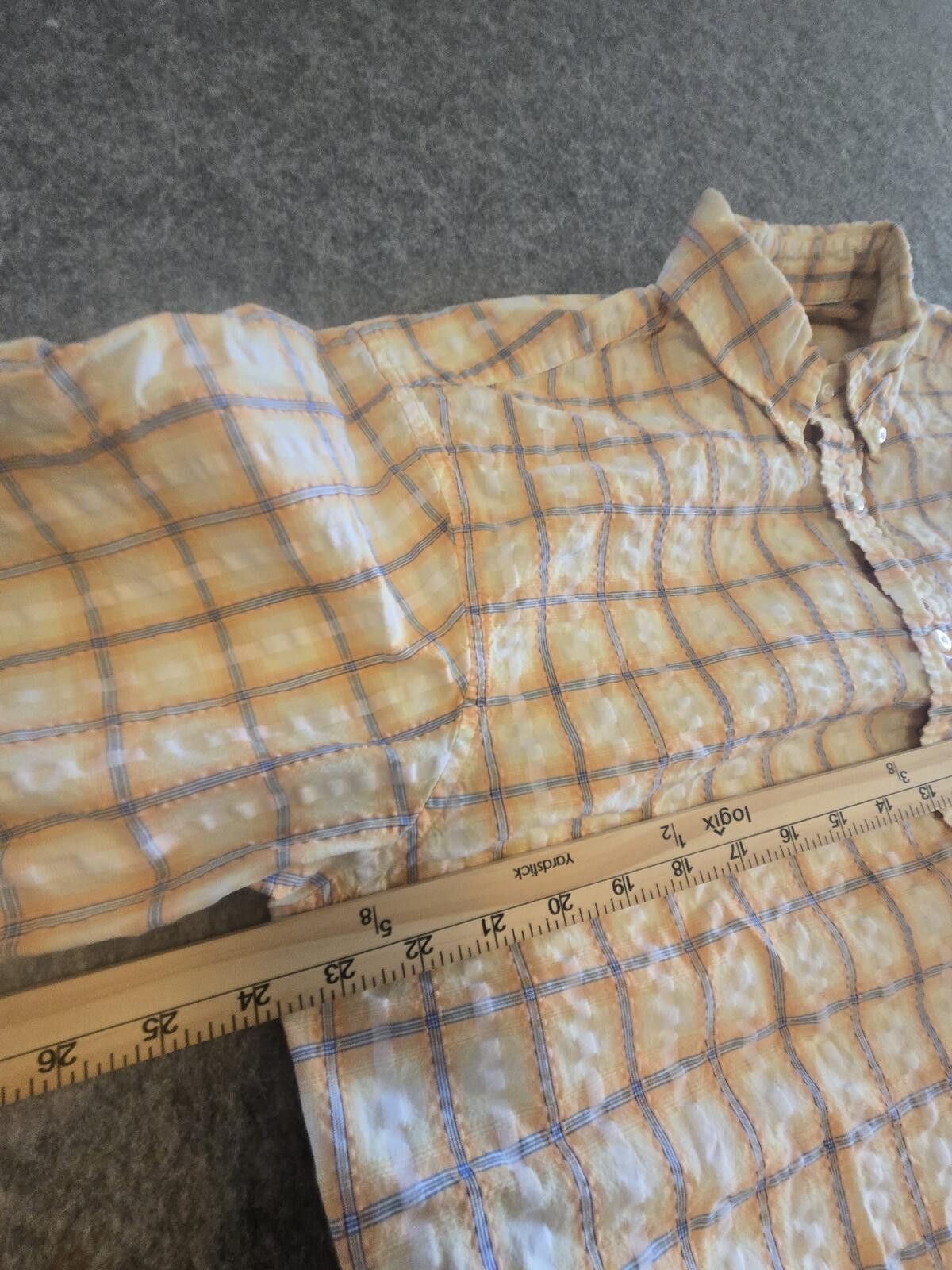 Jos. A. Bank Plaid L Short-sleeve Button-Down Sport Shirt Preppy Skater Size US L / EU 52-54 / 3 - 6 Thumbnail