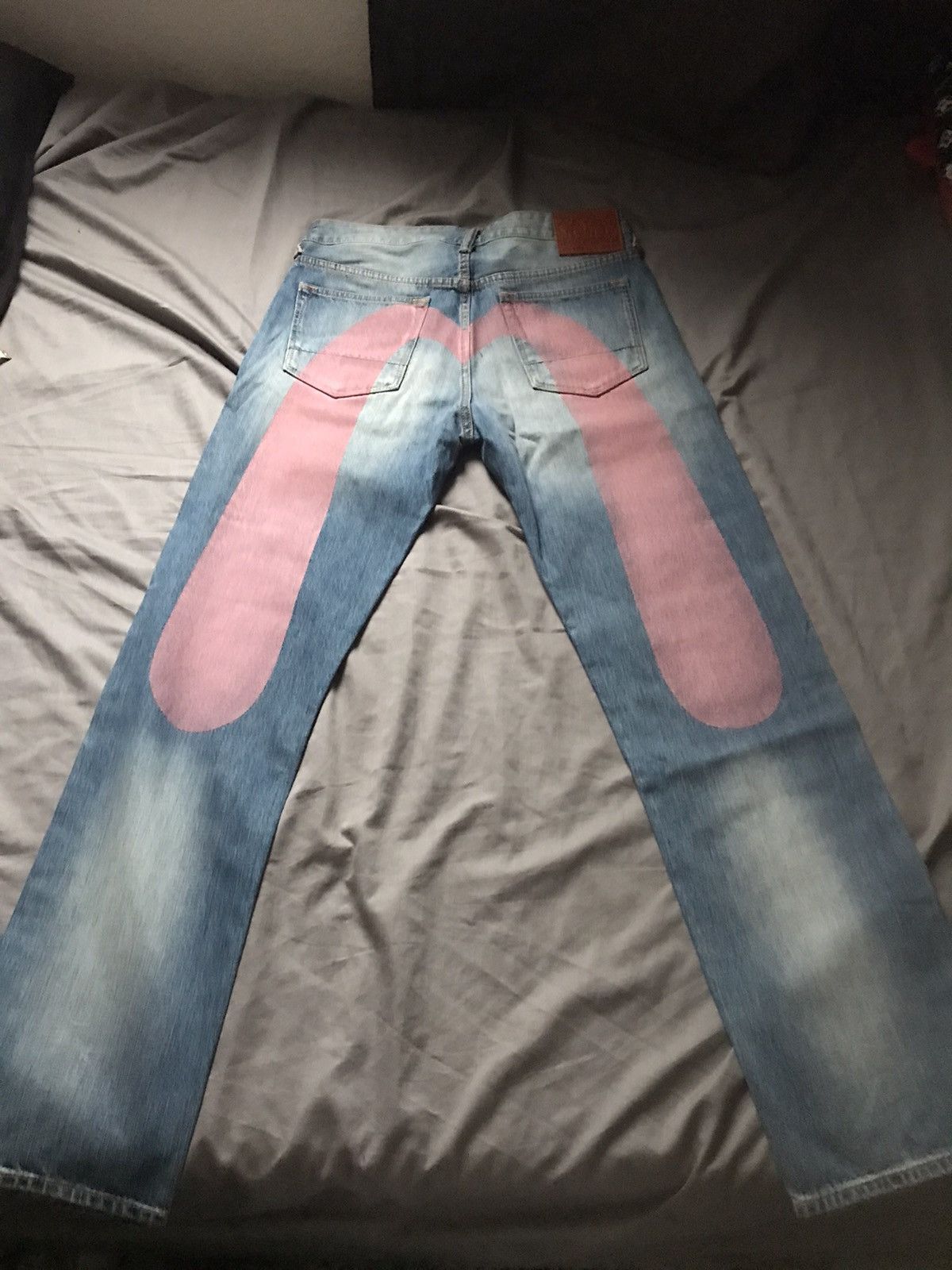 Evisu Evisu Daicock Print Denim Size US 31 - 3 Thumbnail