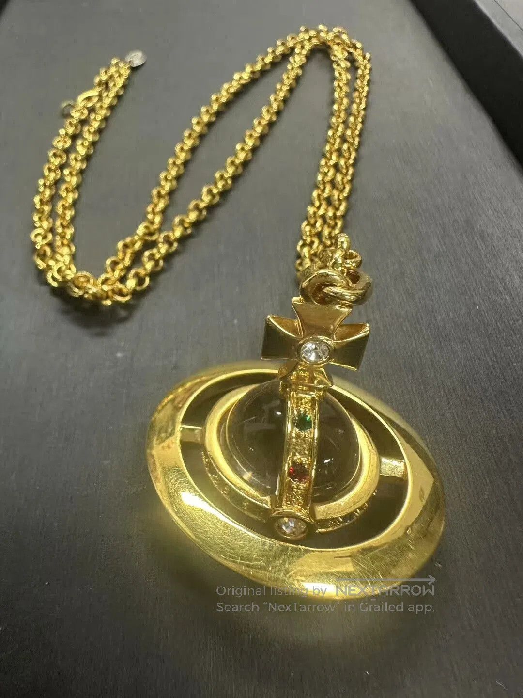 Vivienne Westwood Vivienne Westwood Saturn Necklace. Size ONE SIZE - 1 Thumbnail