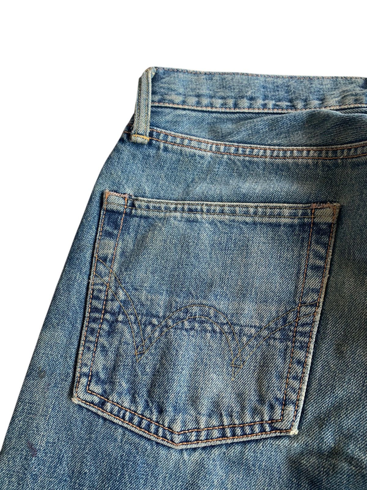 Kapital VINTAGE EDWIN 505X SELVEDGE FADED & RUSTY DISTRESSED DENIM Size US 30 / EU 46 - 12 Thumbnail