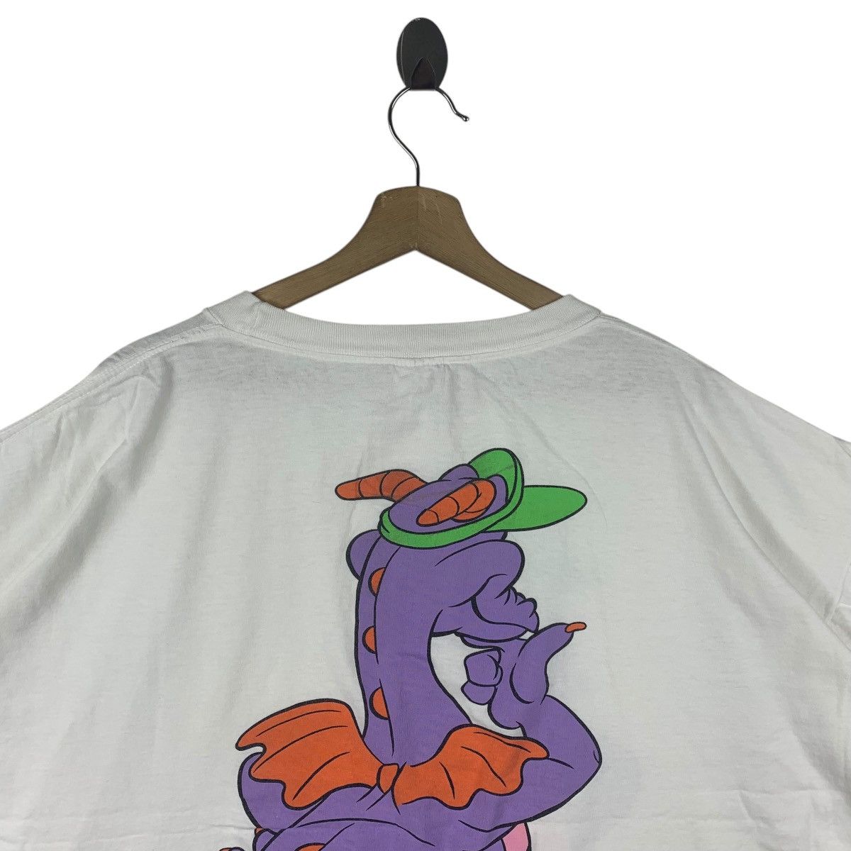 Cartoon Network × Disney × Vintage Vintage 90s Disney PIGMENT DRAGON epcot mirror print tee Size US XXL / EU 58 / 5 - 9 Thumbnail