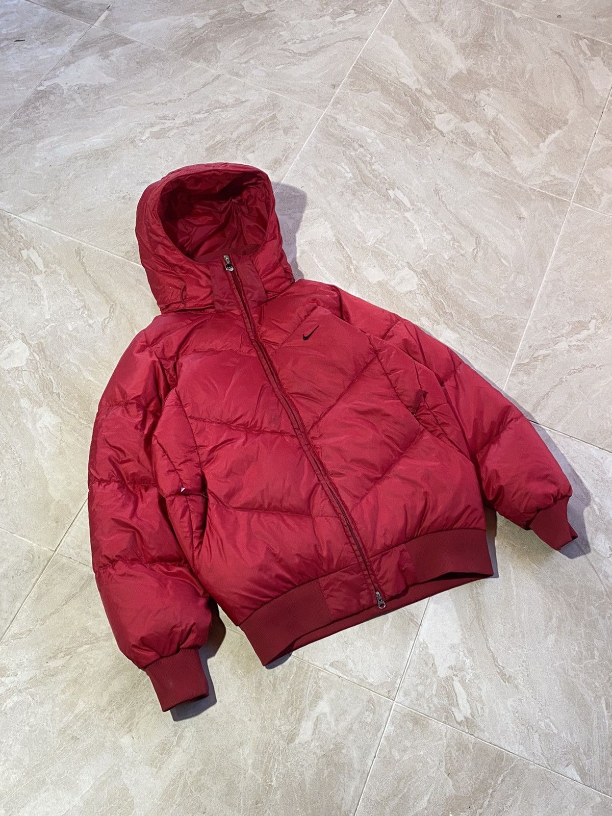 Nike 🔥 Y2K NIKE PUFFER JACKET RED BUBBLE TRAVIS SCOTT VIBES Size US M / EU 48-50 / 2 - 2 Thumbnail